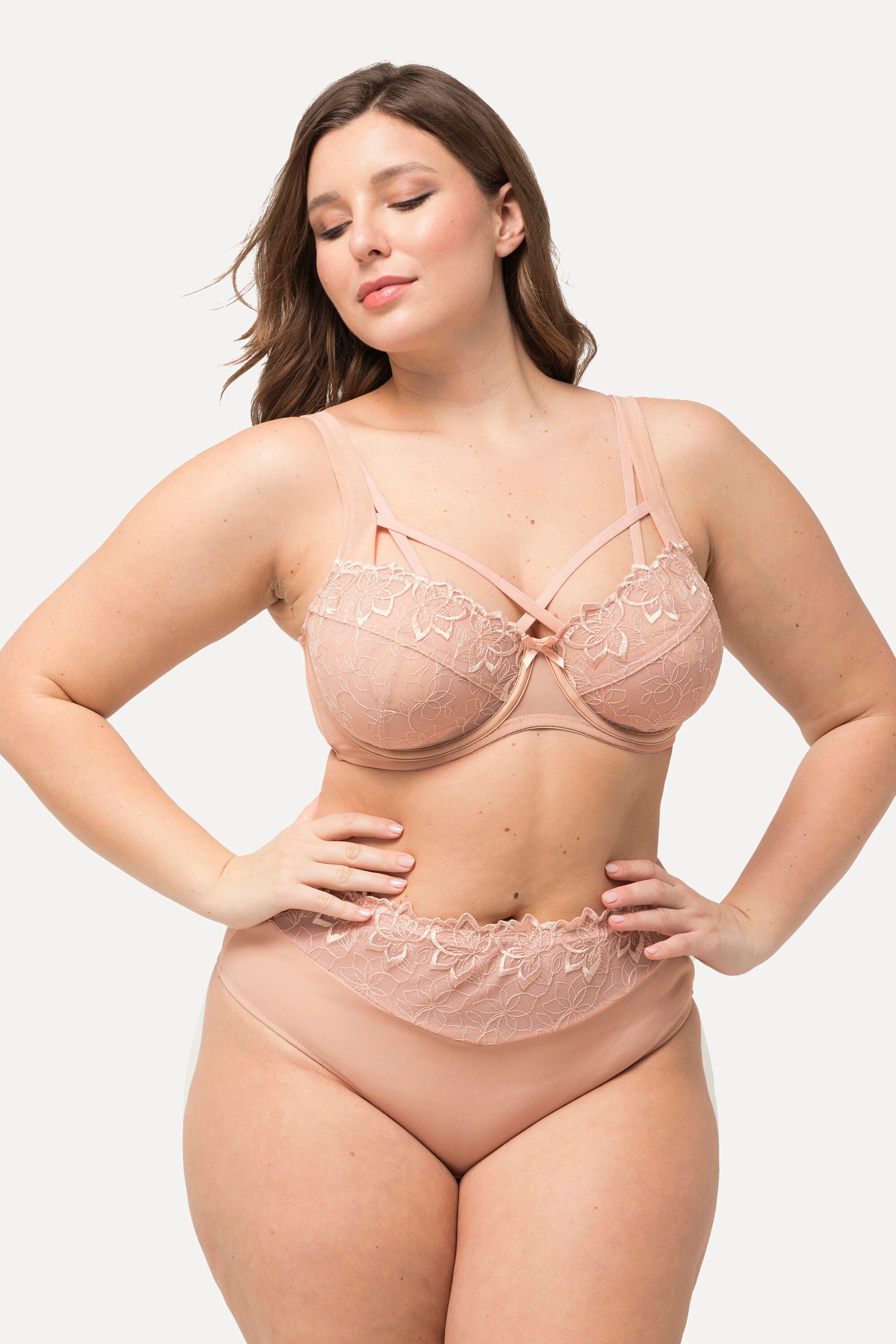Slip String-Panty besticktes Mesh