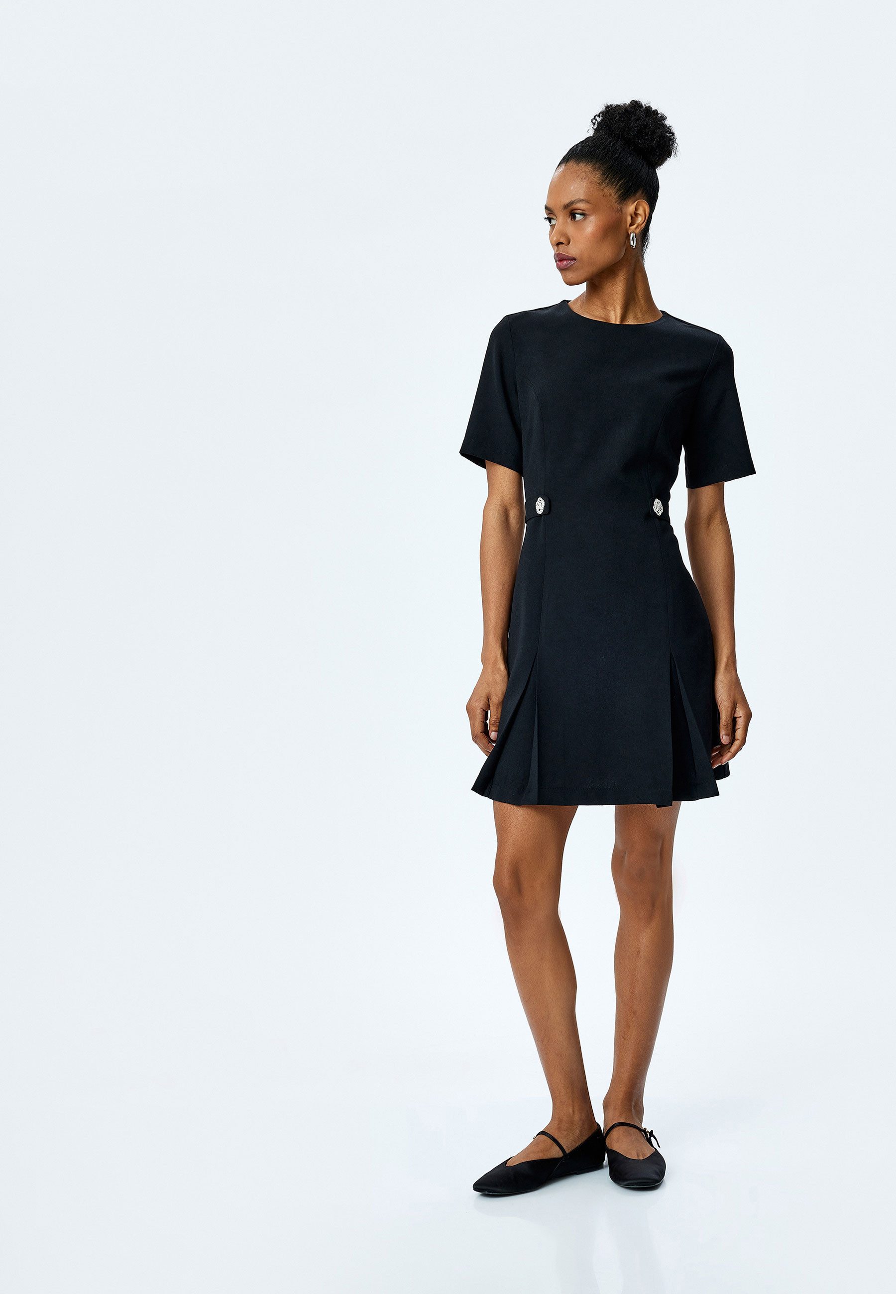 A-Linien-Kleid Länge Oberhalb Des Knies A Form A-Linien-Kleid