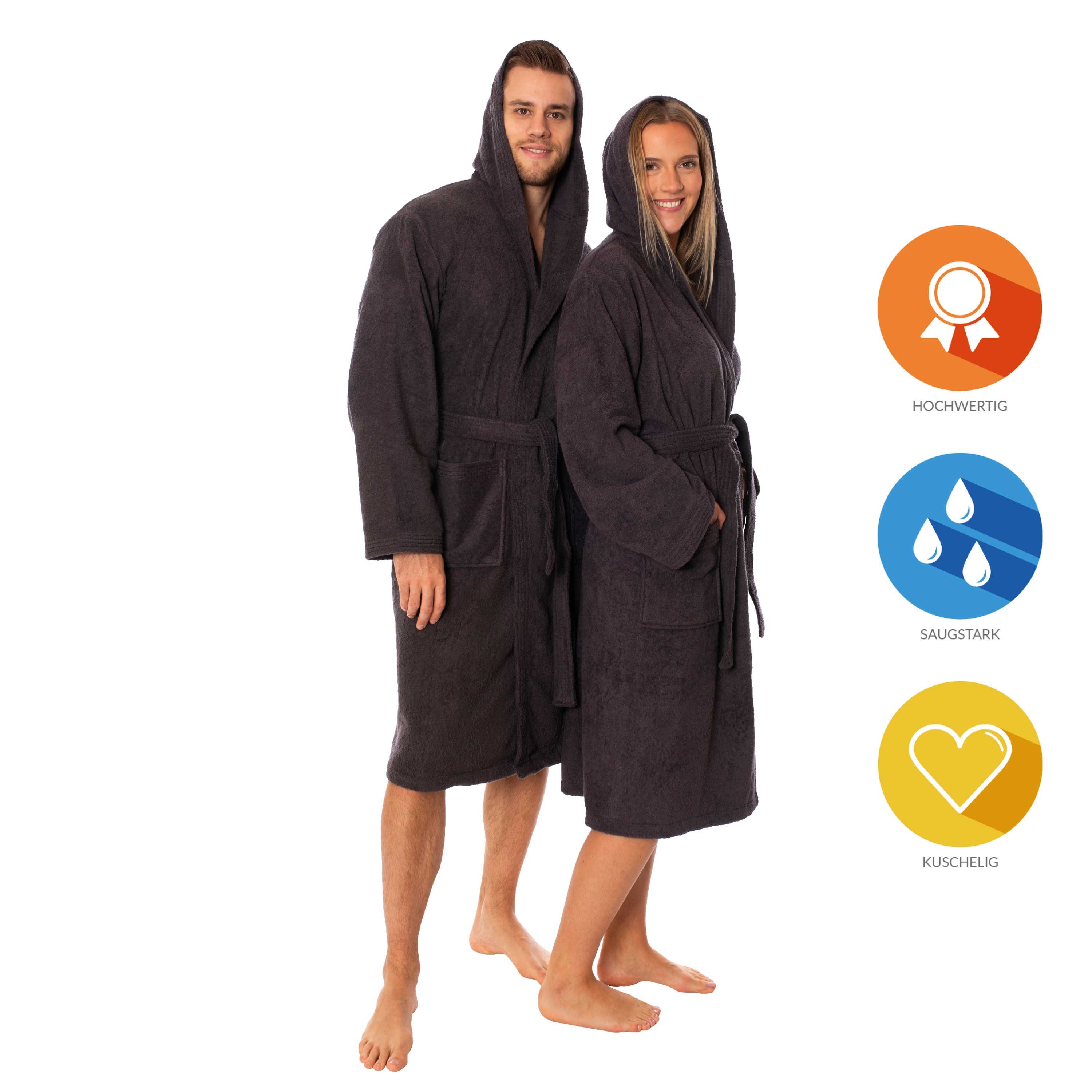 Lavea Bademantel Mexico, Lang, Premium Morgenmantel günstig online kaufen