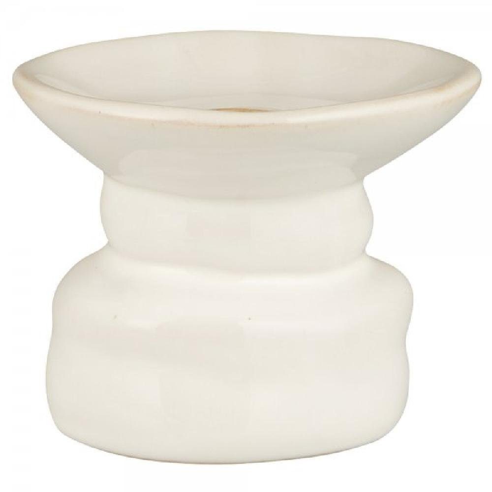 Kerzenhalter Ib Laursen Kerzenhalter für Stabkerze breite Kante Blanche (8,2x10,2cm