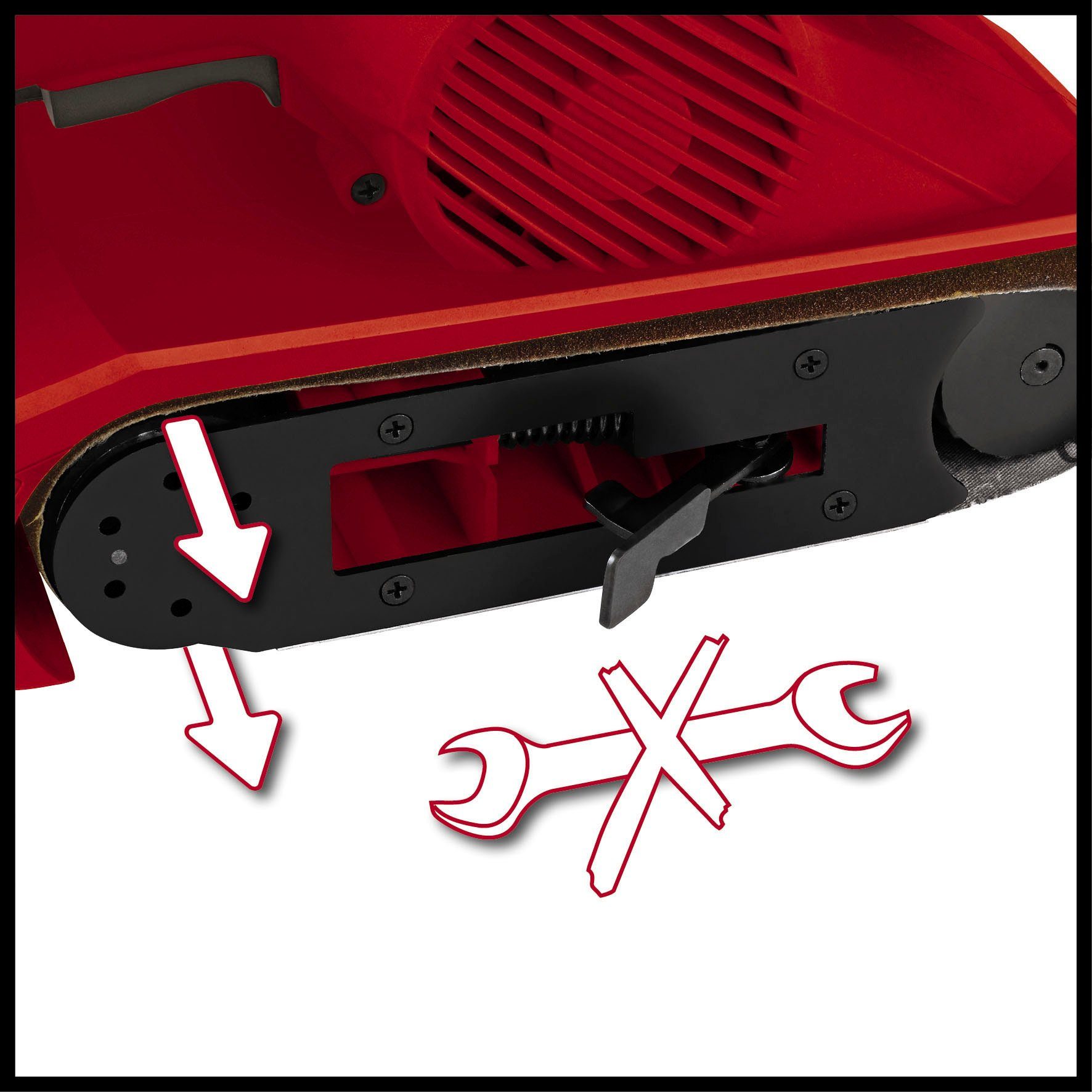 Einhell Bandschleifer TC-BS 8038, 380 m/min