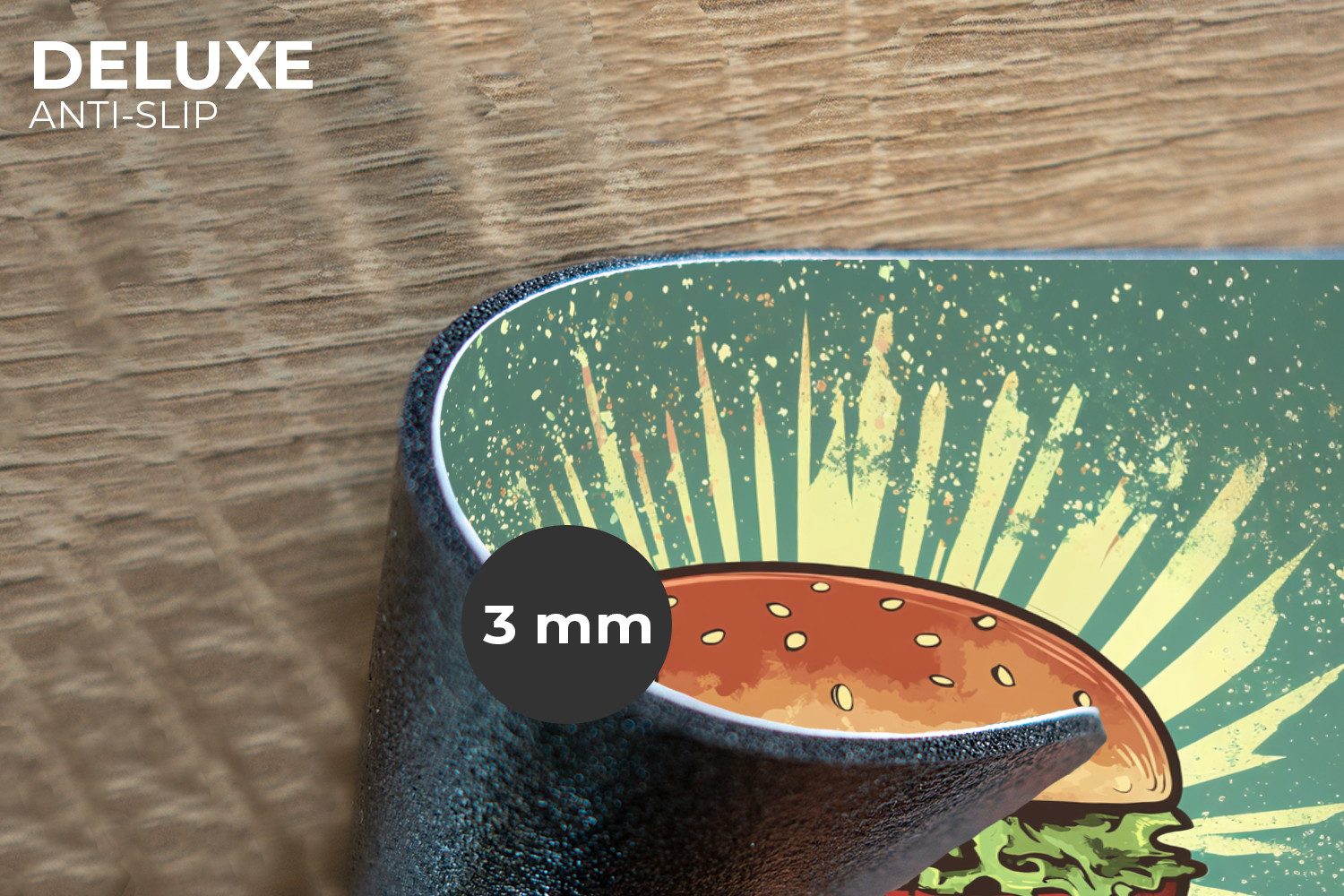 MuchoWow Platzset Hamburger - Illustration - günstig online kaufen