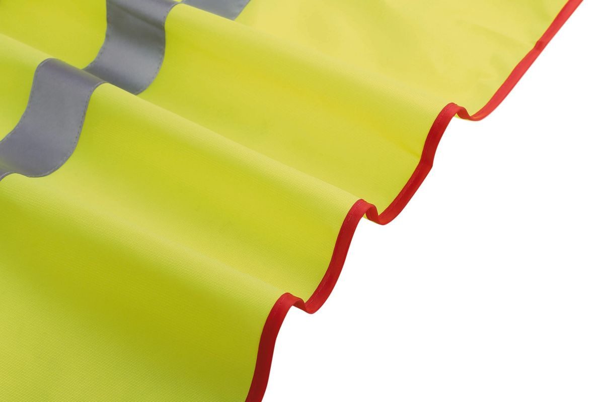 YOKO Warnweste Sicherheitsweste High Visibility 2 Bands & Braces Waistcoat