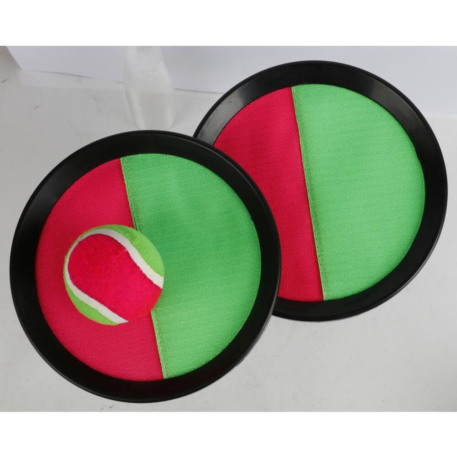 Spielzeug-Gartenset 12x Klettball Set Schläger Ball Spielzeug Kinder Strand Garten Draußen