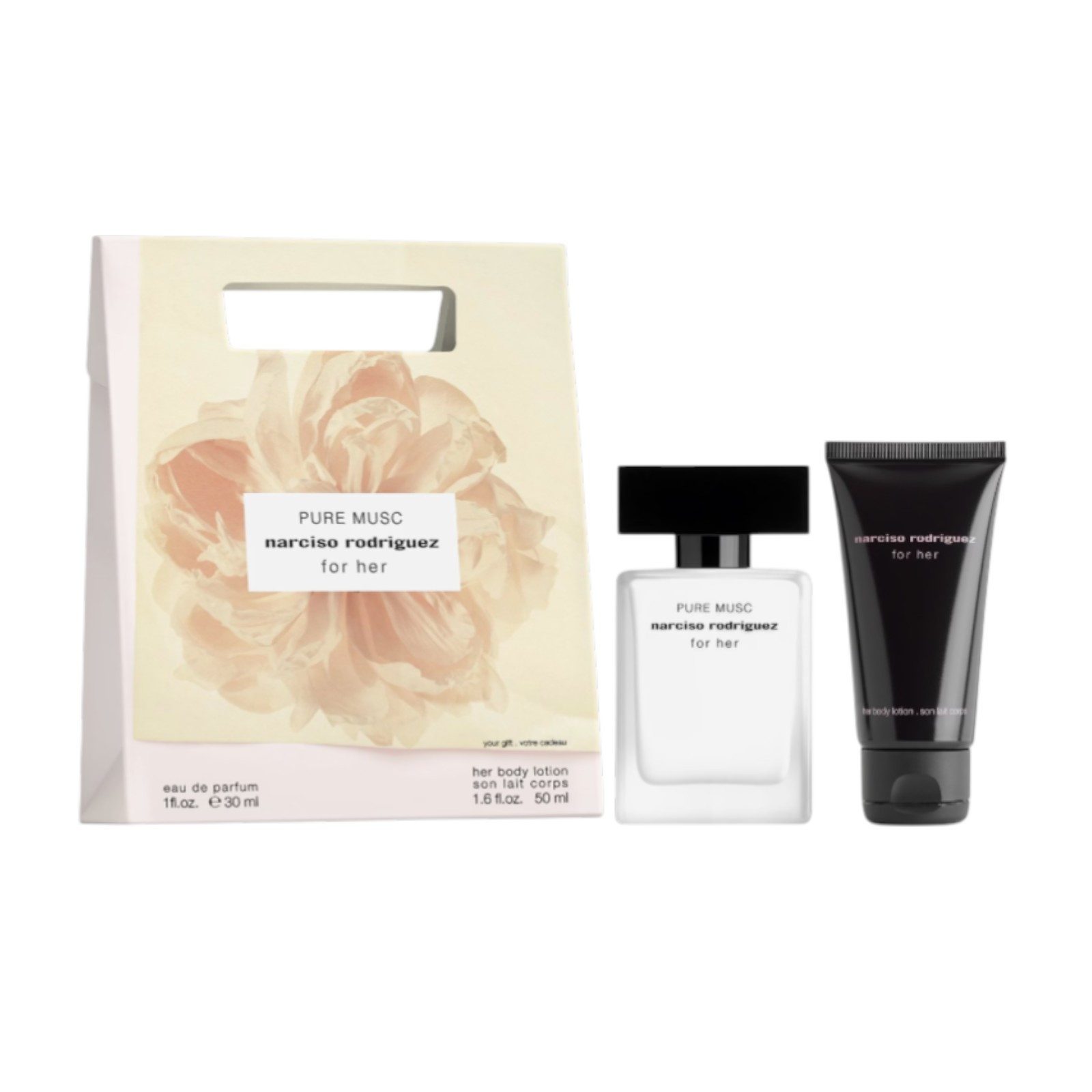 Duft-Set Narciso Rodriguez Pure Musc for her Set (EdP 30ml + BL 50ml)