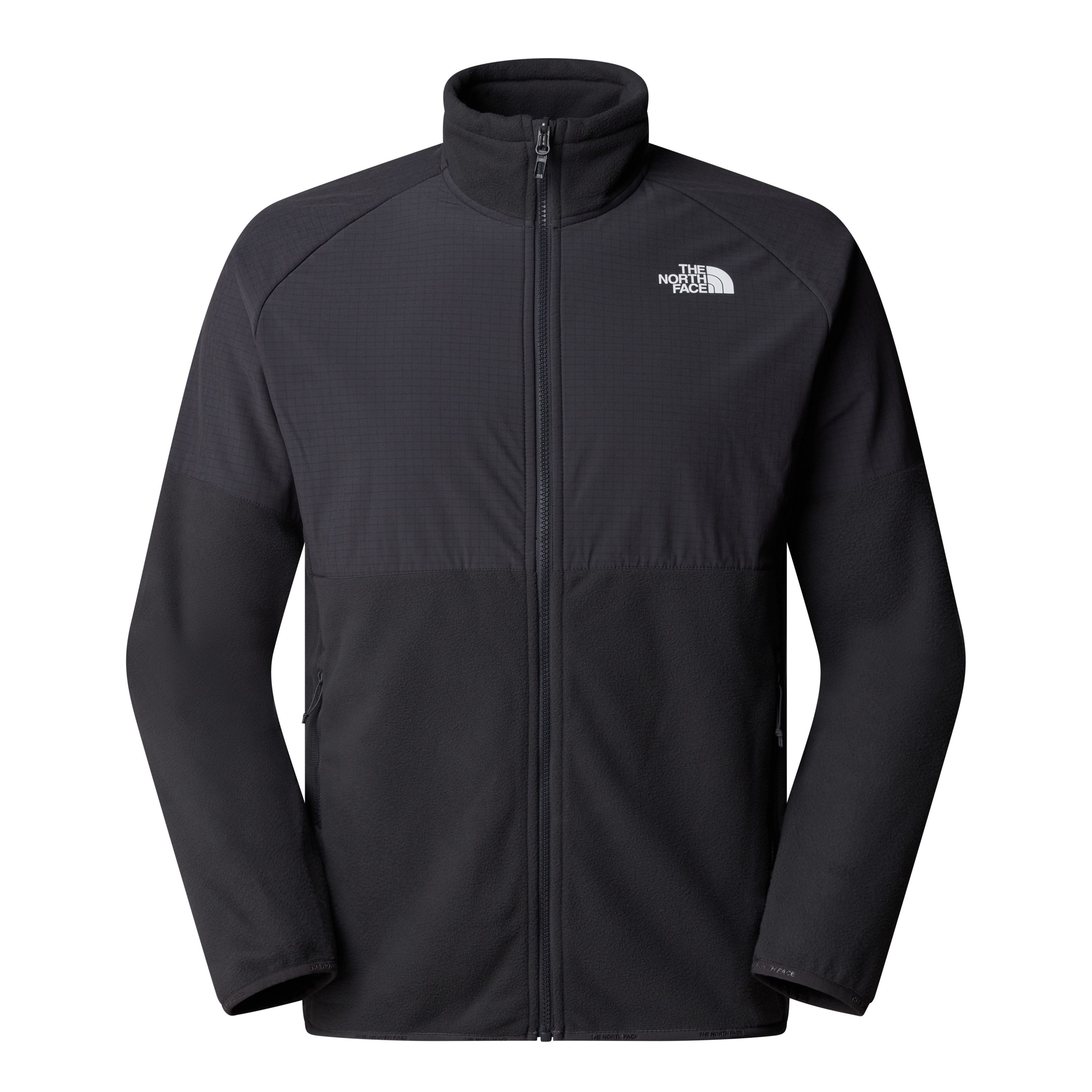 The North Face Fleecejacke M GLACIER HEAVYWEIGHT FULL ZIP (1-St) für kühle Tage, aus Polyester, mit Reißverschlusstaschen