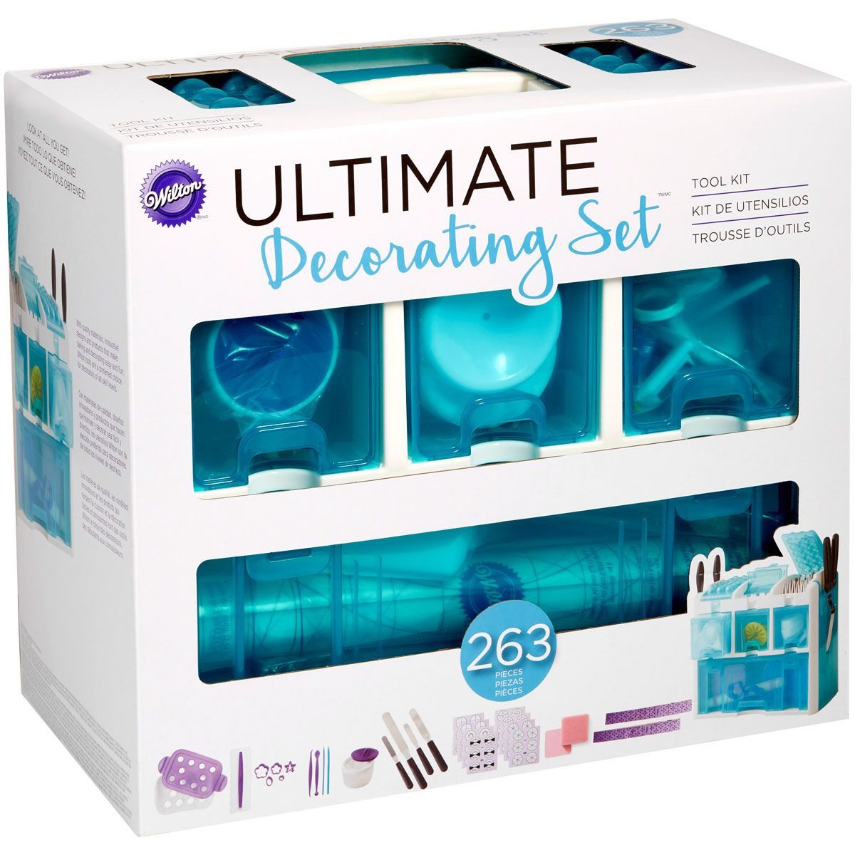 Wilton Back-Set Wilton Ultimate Back-Dekoration Set 263 Teile, (263-tlg., 263 Teile insgesamt)