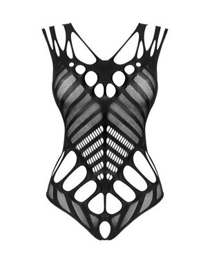 Obsessive Body Ouvert-Body in schwarz elastisch transparent