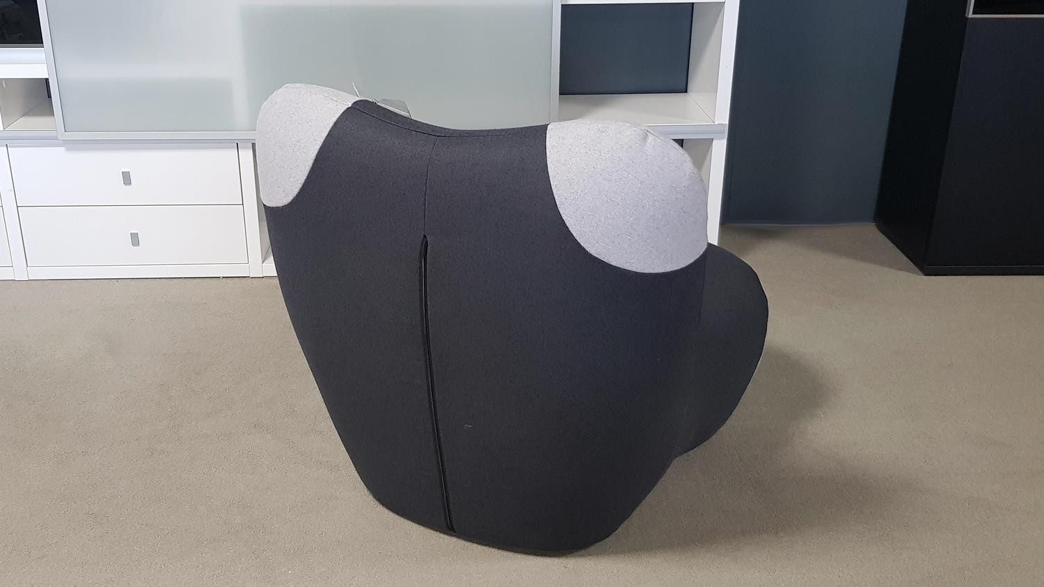 freistil ROLF BENZ Sessel Sessel Pandabär ROLF BENZ freistil 171 schwarzgrau grau