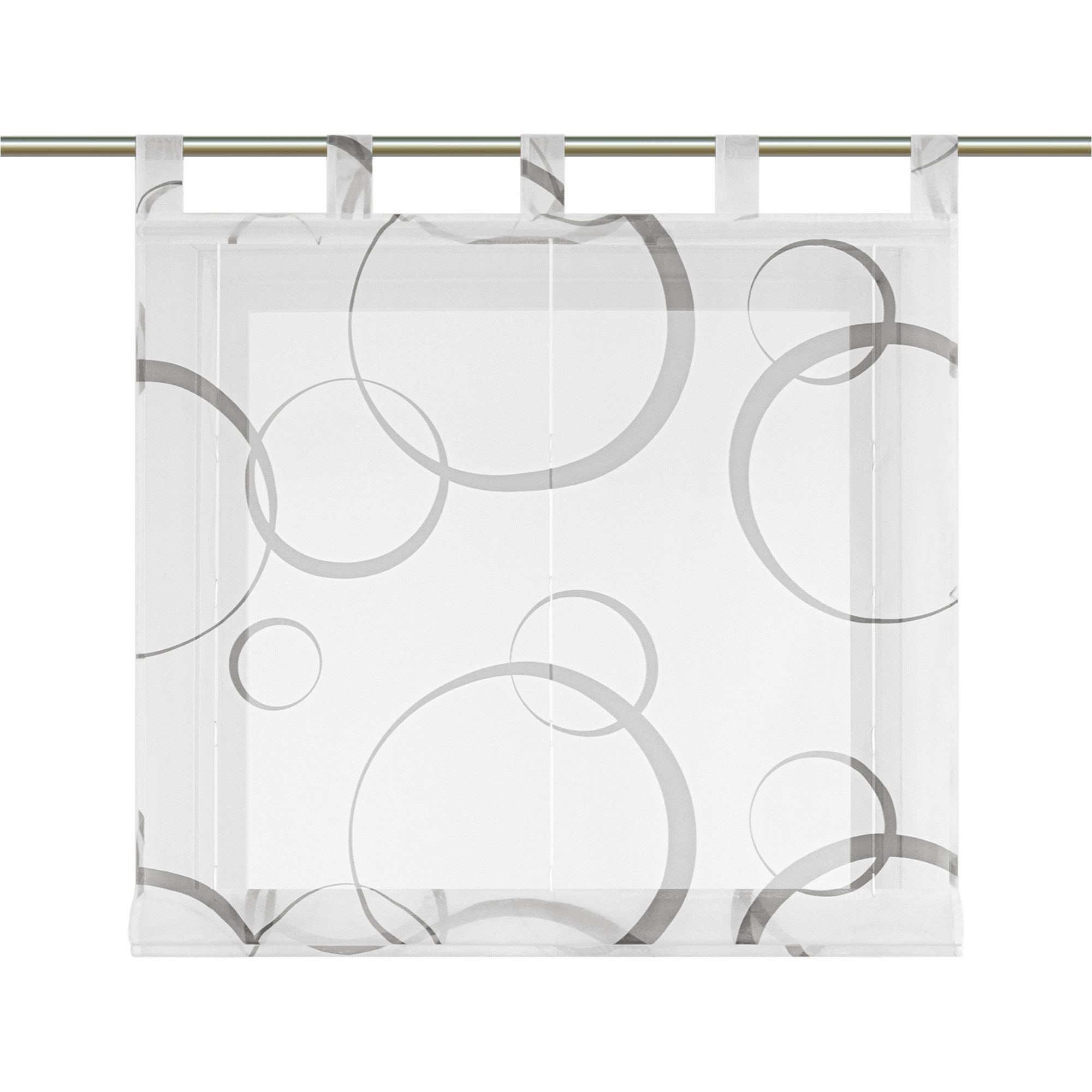 Joyswahl Raffrollo, mit Schlaufen, mit buntes Blasenmuster für Fenster Voil günstig online kaufen