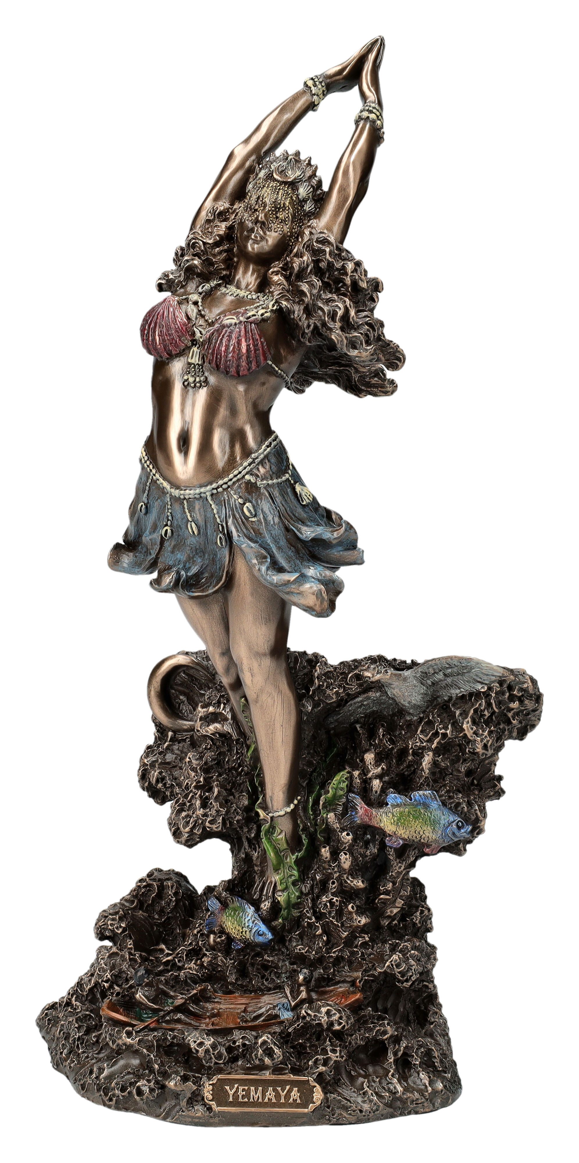 Figuren Shop GmbH Dekofigur Yemaya Figur - Göttin des Meeres der Yoruba - Veronese - Götterfigur