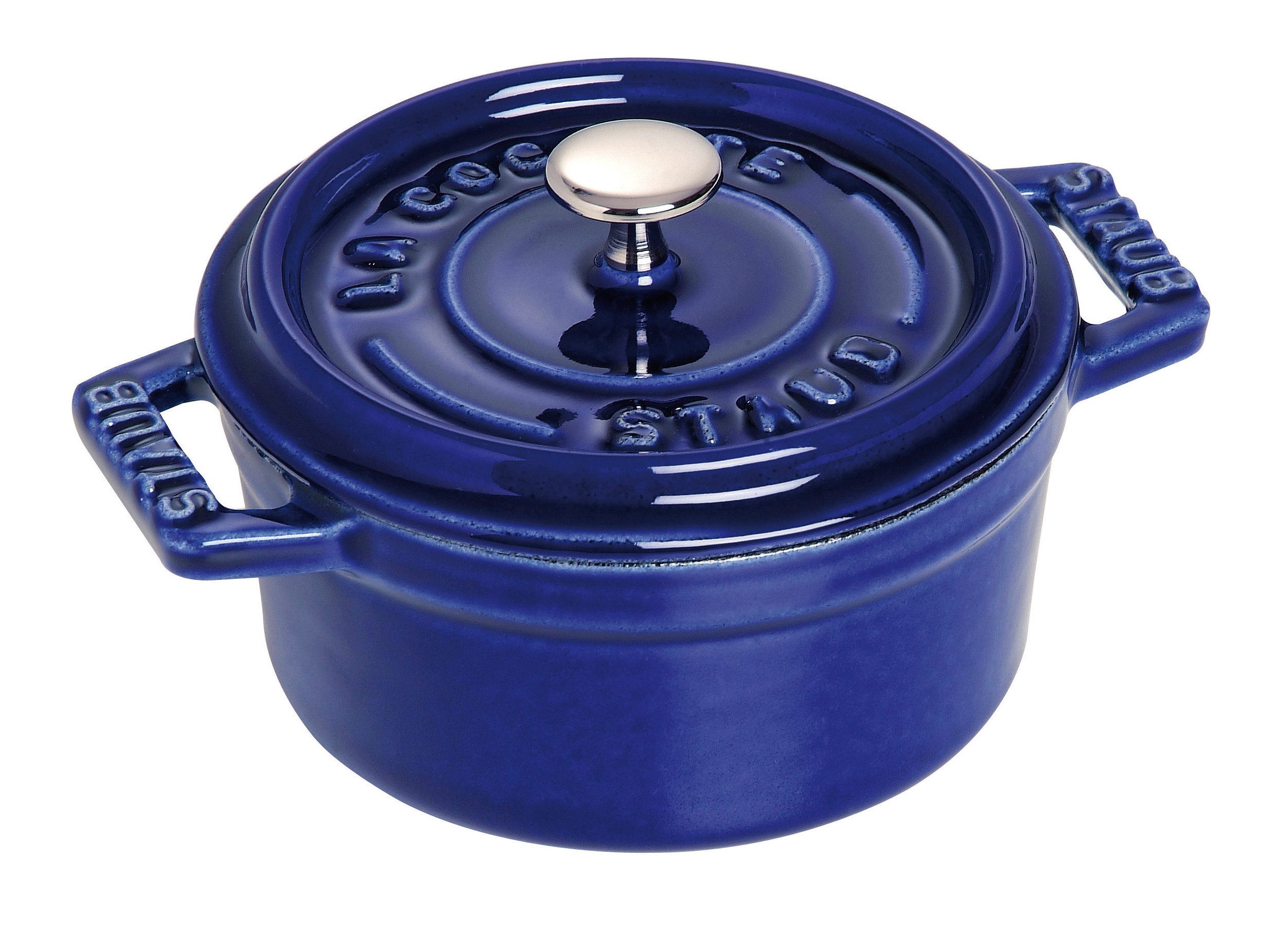 Staub Kochtopf Staub La Cocotte Cocotte, 28 cm Dunkelblau rund Gusseisen Dunkelblau, (1-tlg)