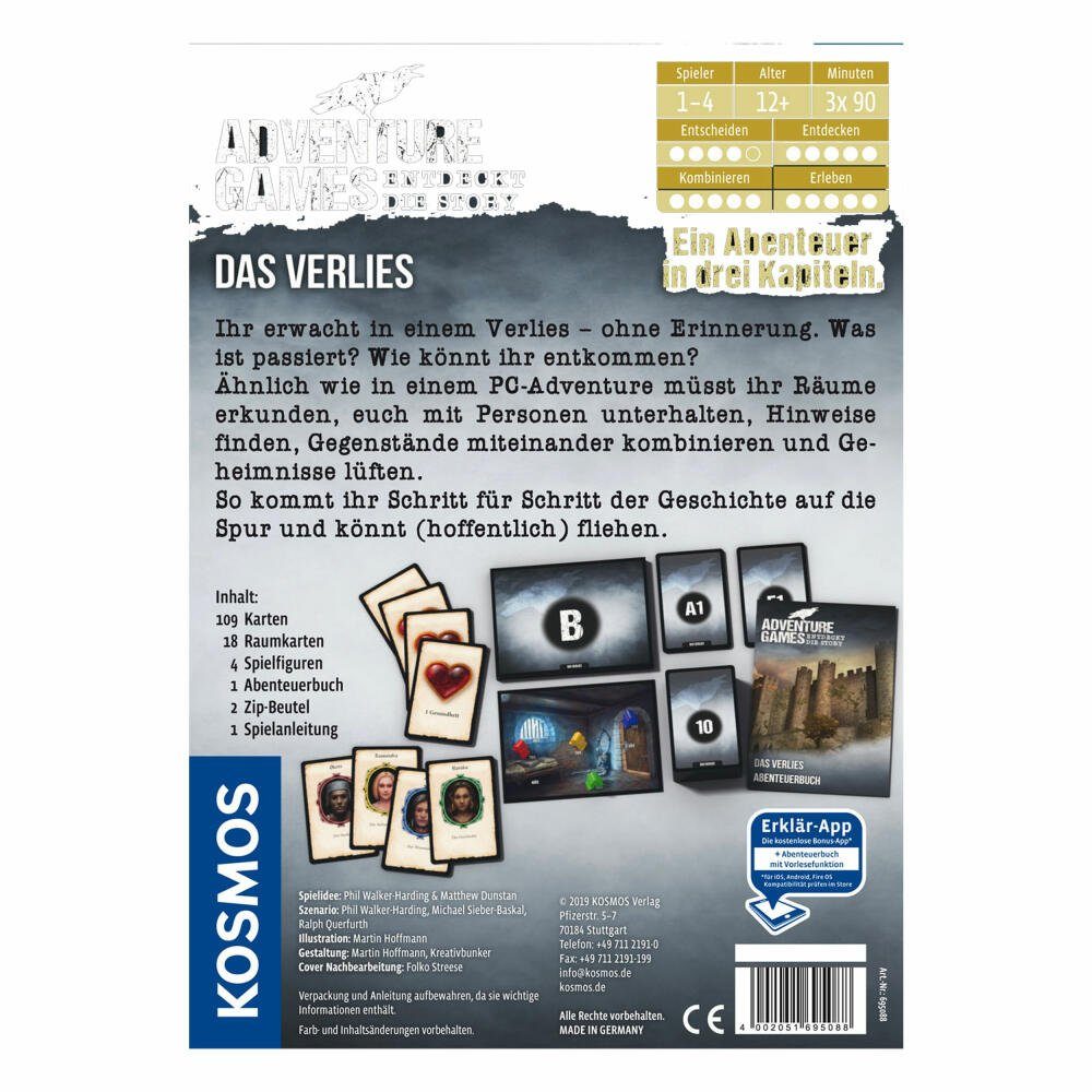 Kosmos Spiel Adventure Games - Das Verlies