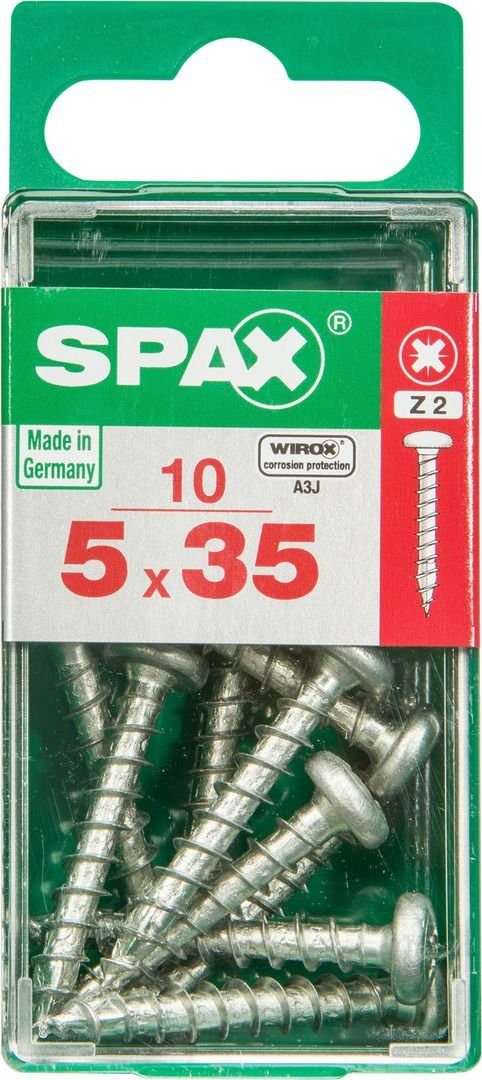 Holzbauschraube 5.0 Universalschrauben 35 TX - SPAX x mm 20 10 Spax