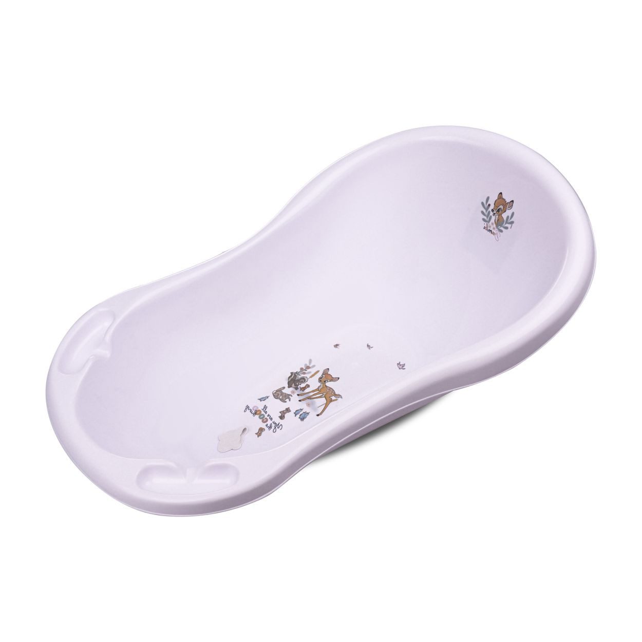 LORELLI Babybadewanne Comic, 84 cm, ergonomische Form, Ablagefächer, ab Geburt, belastbar bis 25 kg