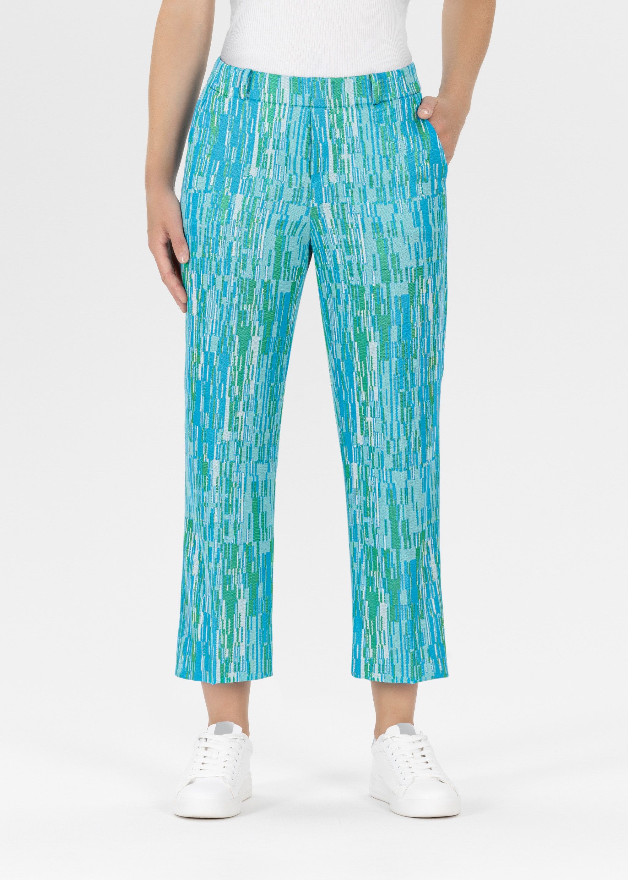 Stehmann Culotte Sommerhose mit Jacquard-Muster