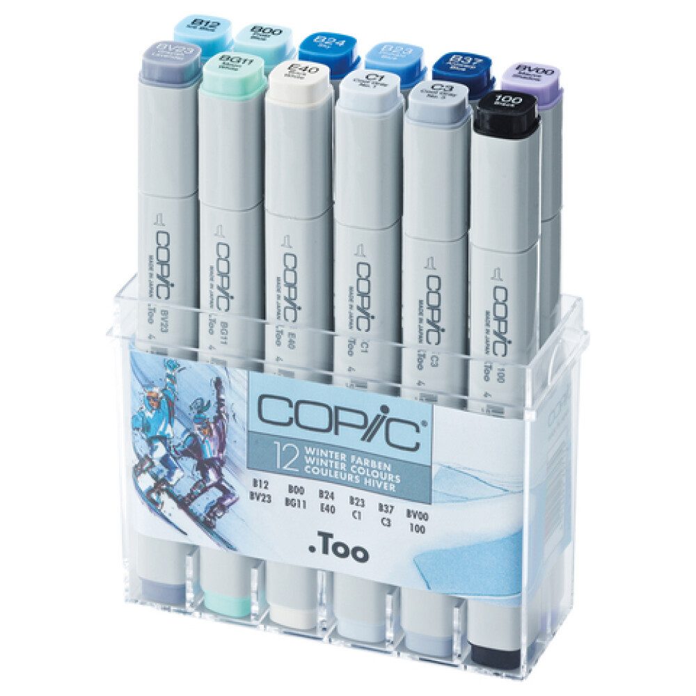 Marker Marker Set - Winterfarben - 12 Stück
