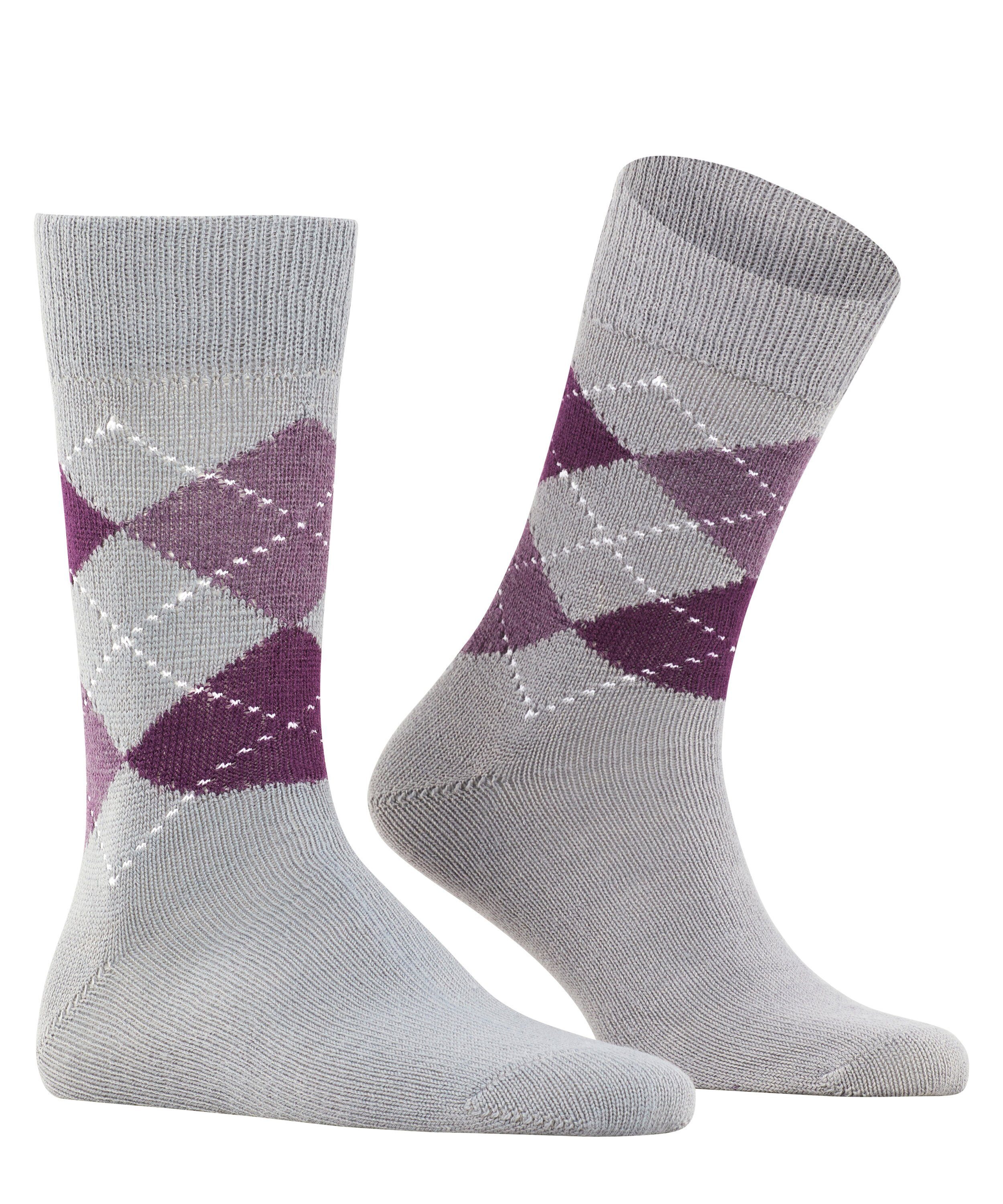 (1-Paar) grey Preston Burlington Socken (3250) steel