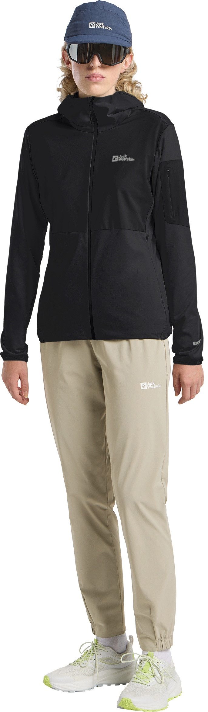Jack Wolfskin Kapuzenfleecejacke PRELIGHT TRAIL HOODY W