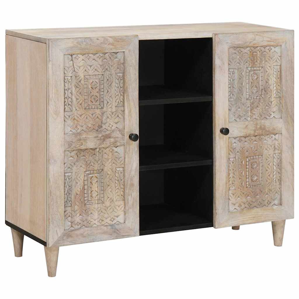 vidaXL Sideboard Sideboard Weiß 33,5 x 90 x 75 cm (1 St)