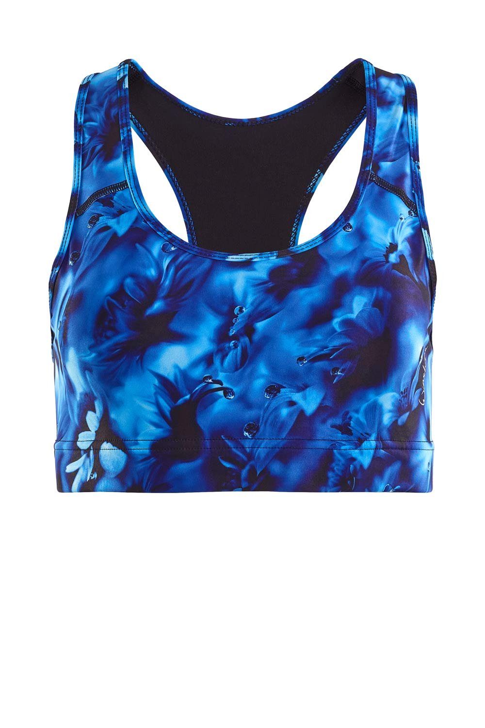 Winshape Sport-Bustier SB101-Blue-Rainflowers Functional