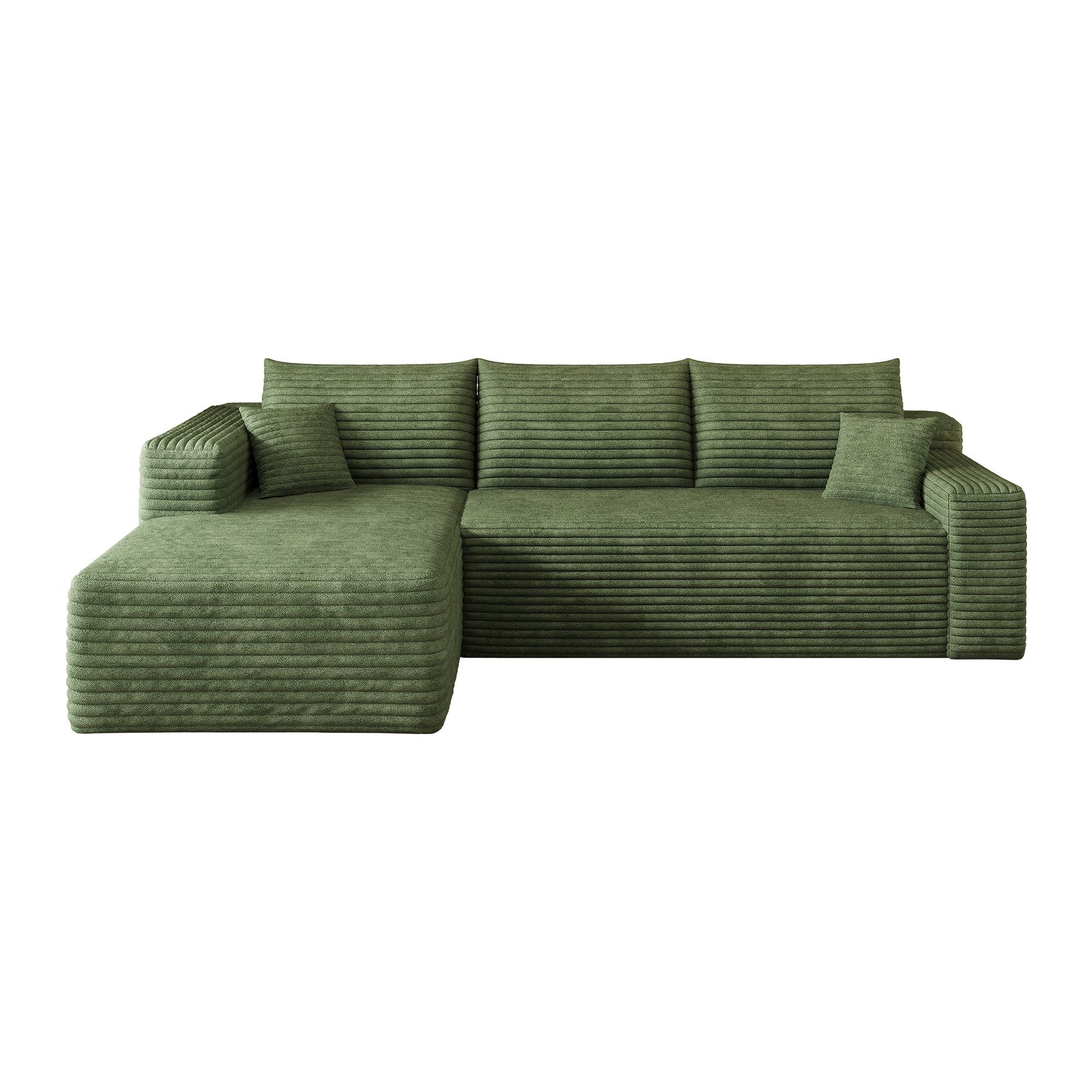 GLP Ecksofa L-Form Cord Sofa, Ohne Montage Sofort Nutzbar, Modular Sofa, Set, Cloud L-Form Cord Ecksofa ohne Montage sofort nutzbar