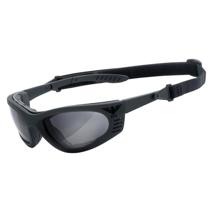 KHS Sportbrille 101 BLACK EDITION PREMIUM HLT® Qualitätsgläser