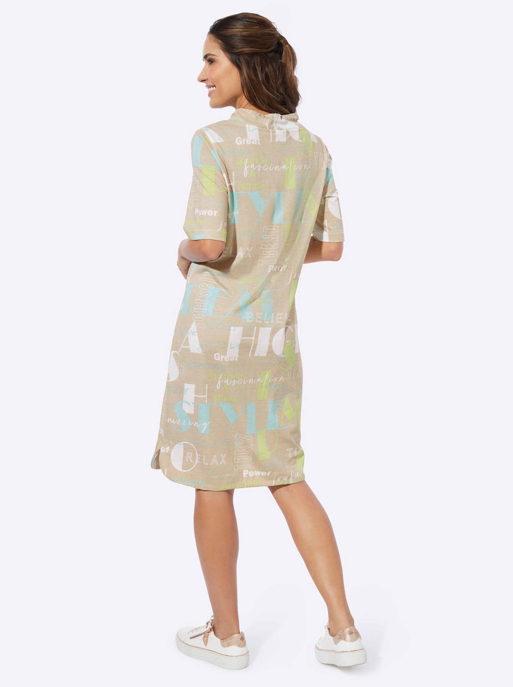 Sieh an! Jerseykleid Jersey-Kleid Kurzarm günstig online kaufen
