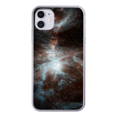 MuchoWow Handyhülle Galaxie - Planet - Sterne, Handyhülle Apple iPhone 11, Smartphone-Bumper, Print, Handy