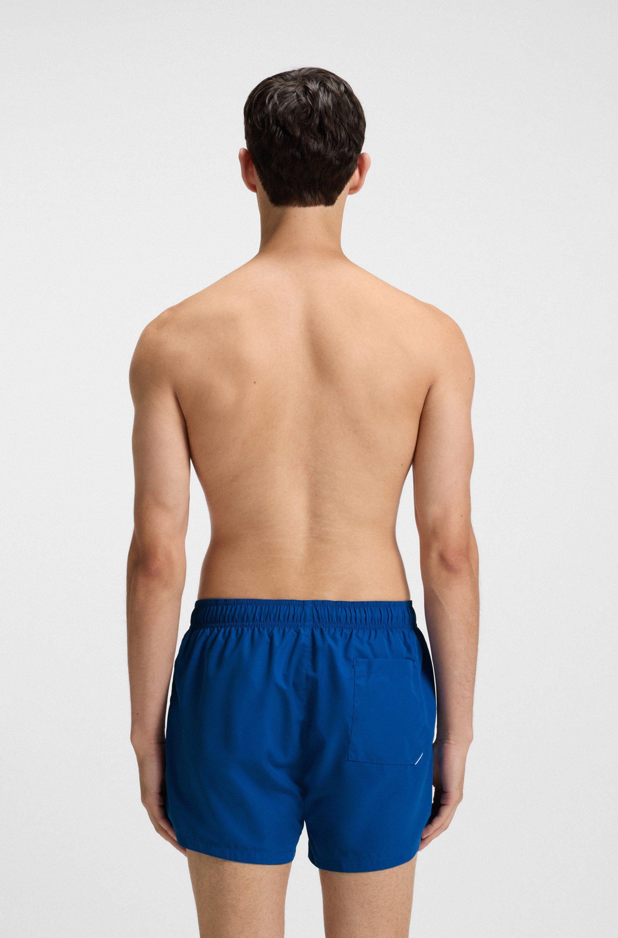 HUGO Badeshorts ABAS seitlich mit großem HUGO Logo-Print günstig online kaufen