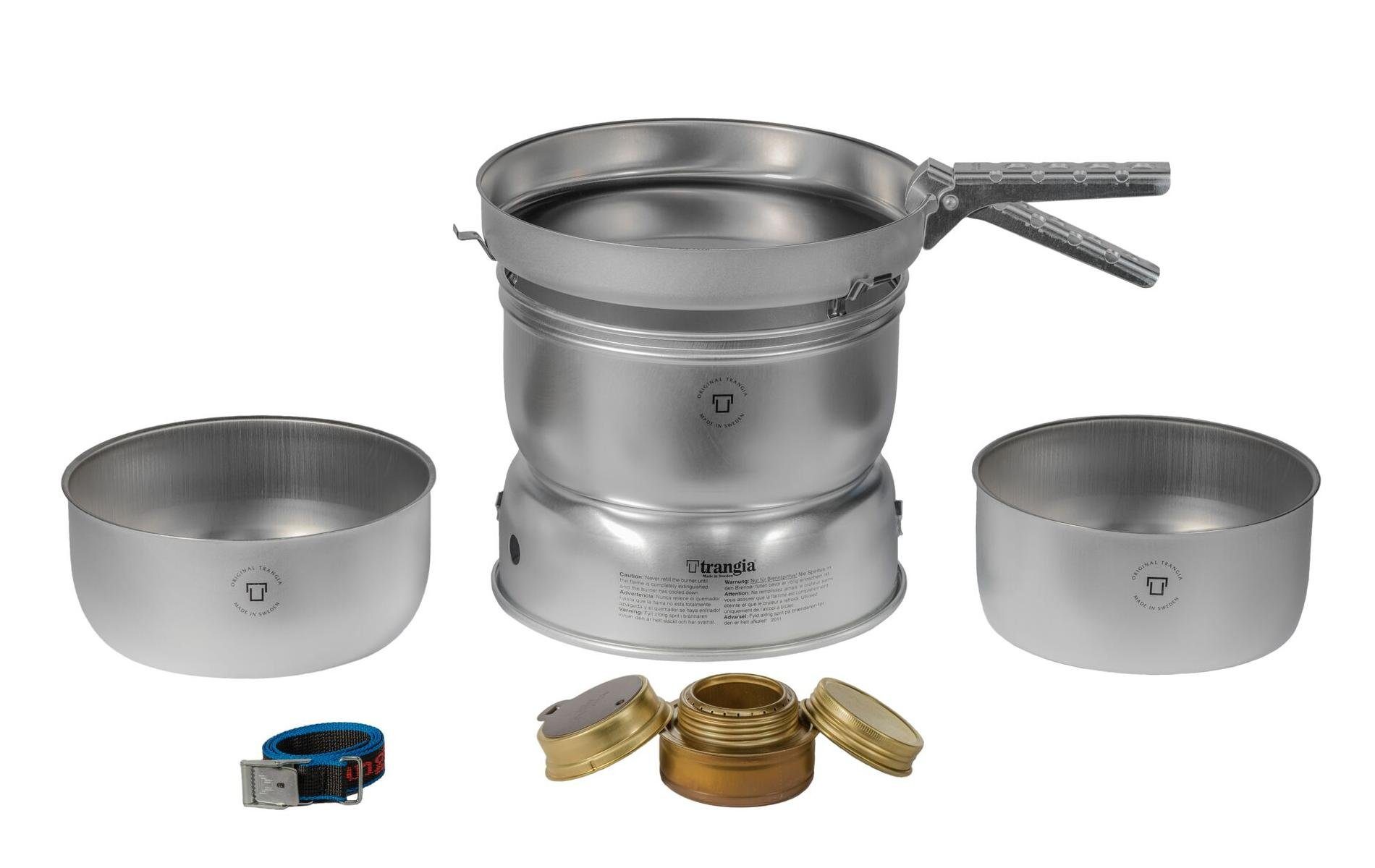 Trangia Gaskocher Trangia Sturmkocher groß UL Alu/Duossal Töpfe+Pfanne