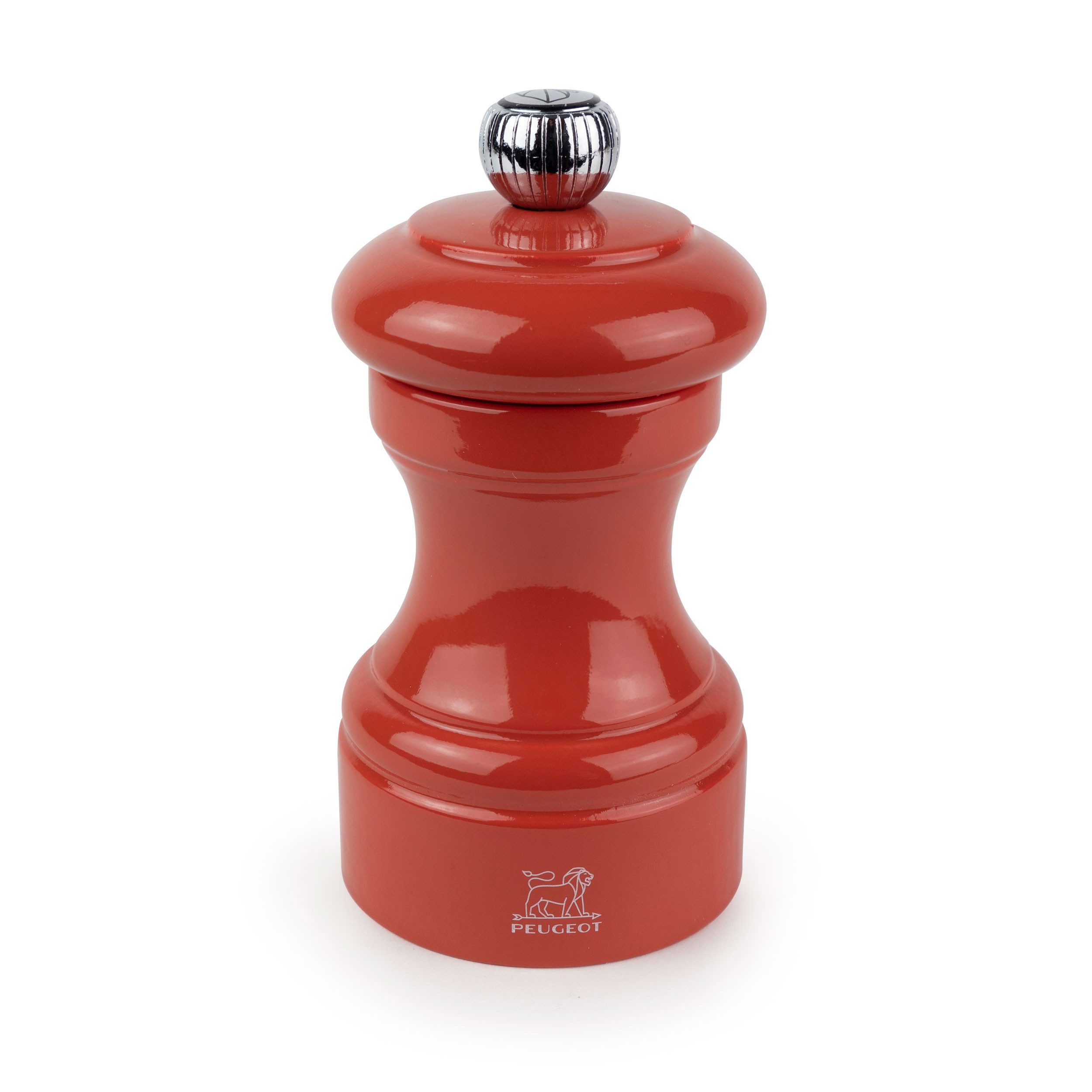 Pfeffermühle BISTRO 10cm Terracotta Buchenholz Lackiert Stahlm Manuell