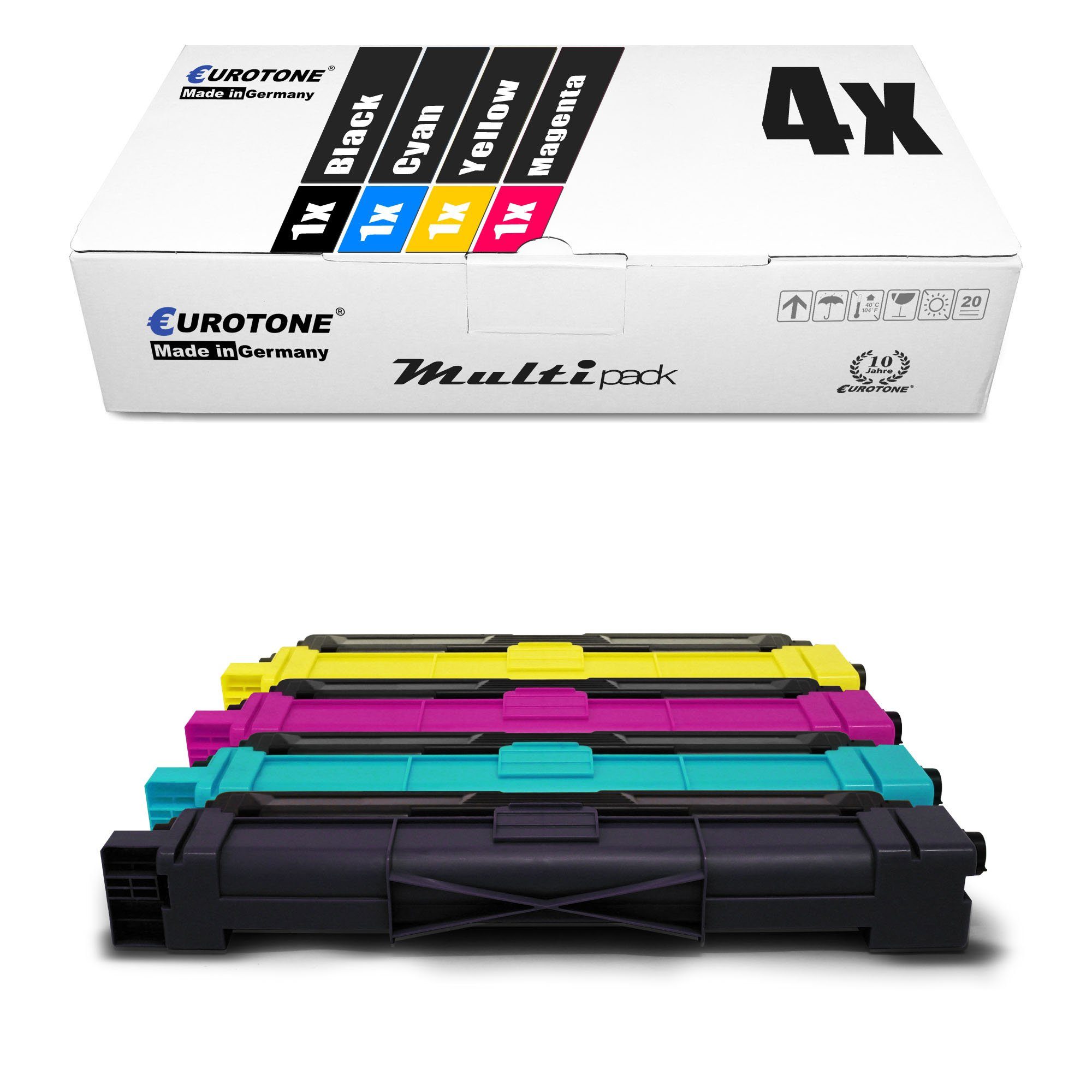 Eurotone Tonerkartusche Toner ersetzt TN-243 Brother 4er im Set