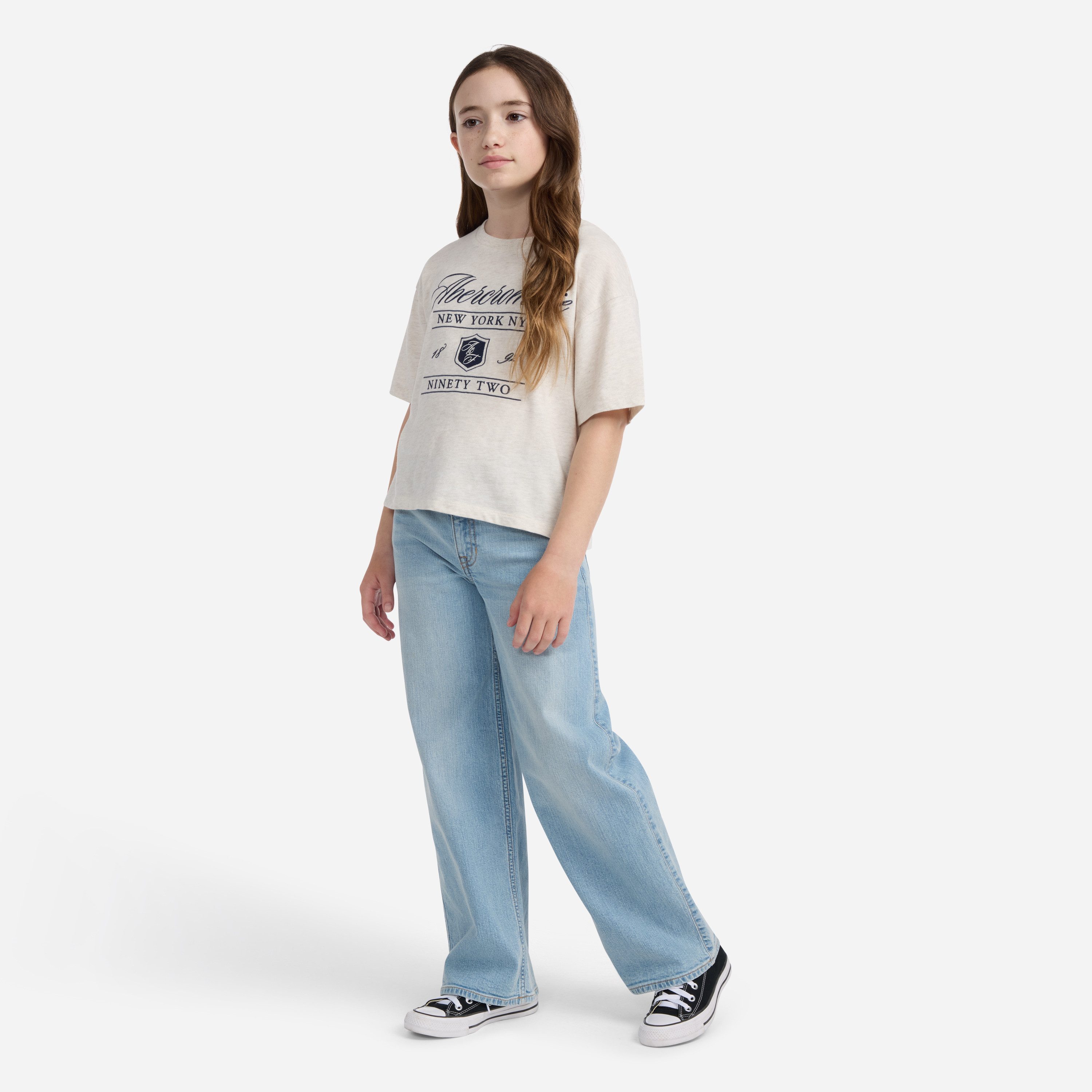 Abercrombie Kids Weite Jeans AFG HIGH RISE WIDE LEG J mit Stretch, for girls