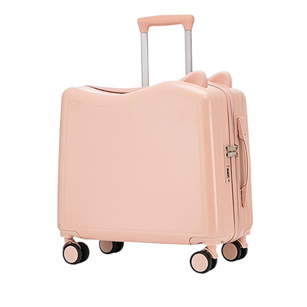 Muxing Kinderkoffer 20 Zoll Katzenohren ABS+PC mit Zahlenschloss, 4 Rollen