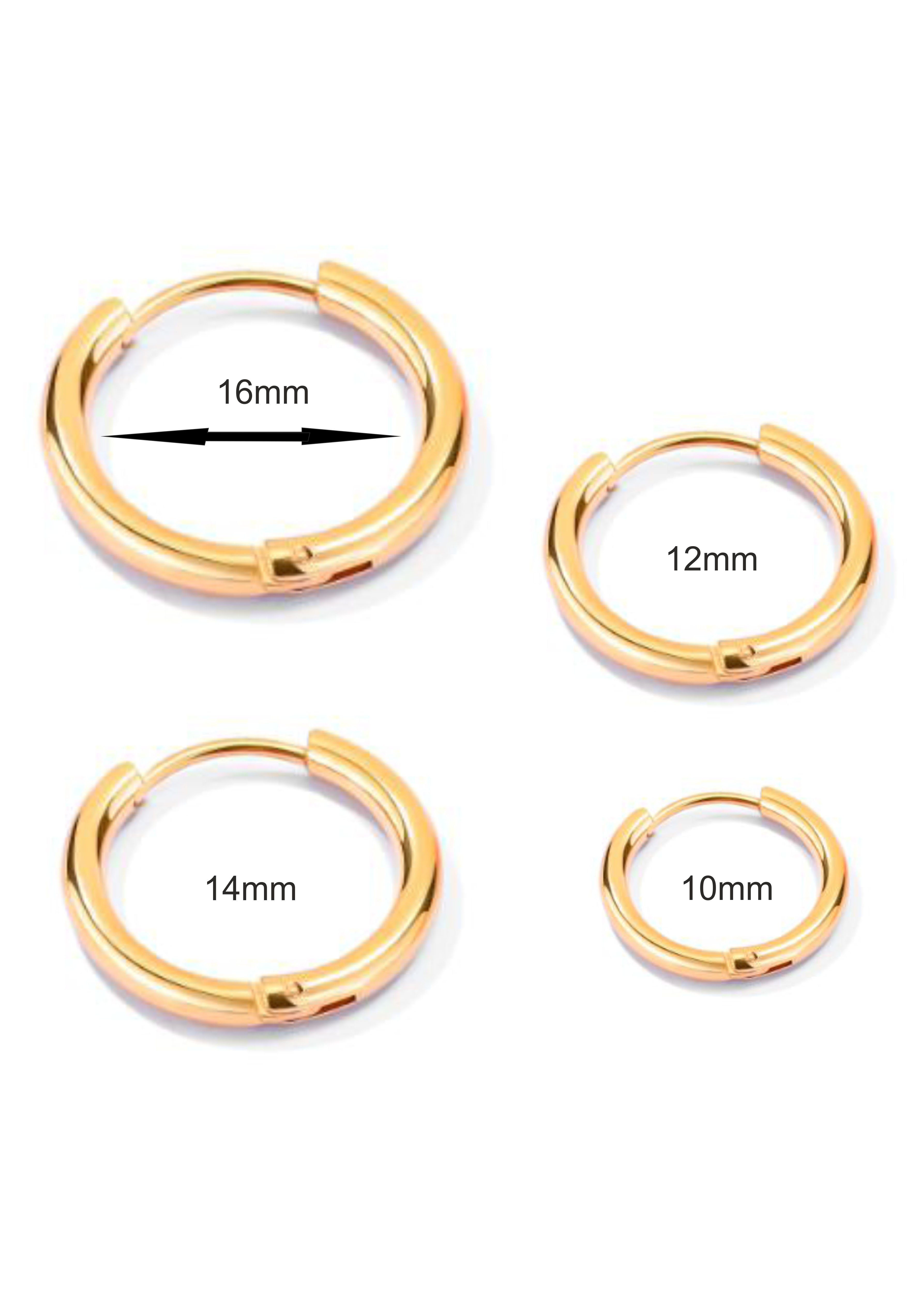 Firetti Single-Creole Schmuck Geschenk Ohrschmuck einzeln Classic