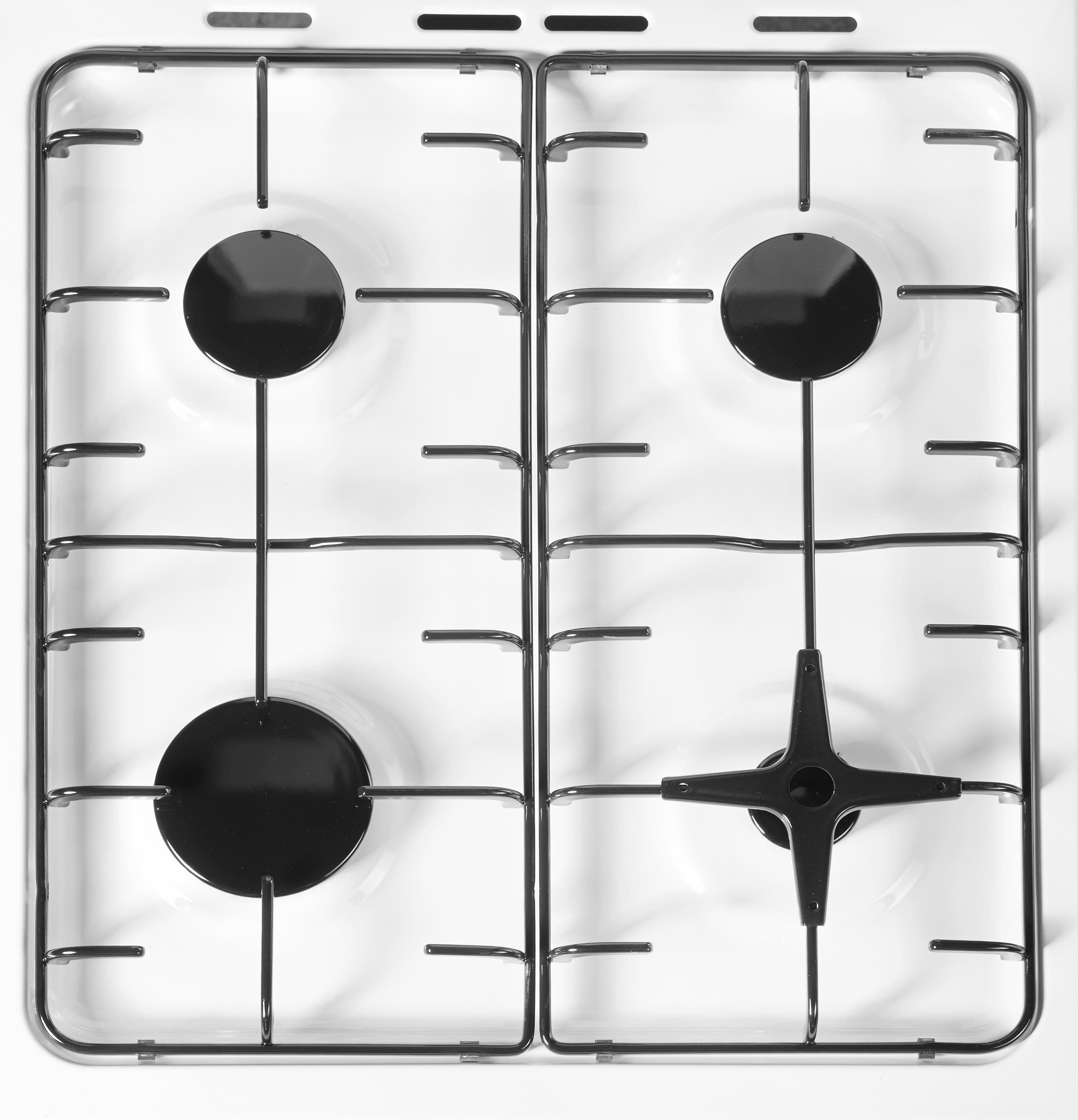 BEKO Gas-Standherd FSG52010FW, Herausnehmbares Innenglas – für eine besonders einfache Reinigung