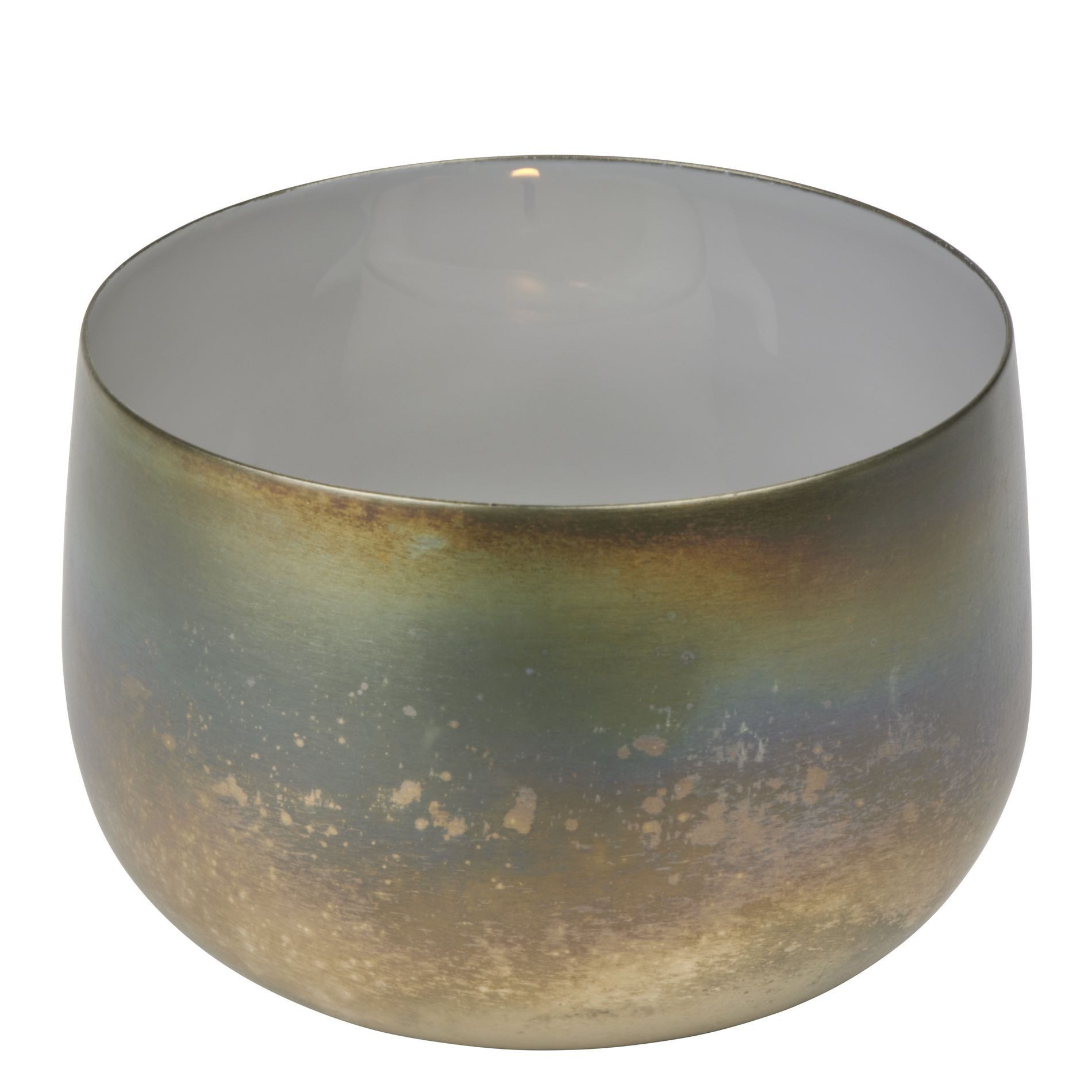 Windlicht Canela Windlicht Eisen bronze-silber, innen eisb