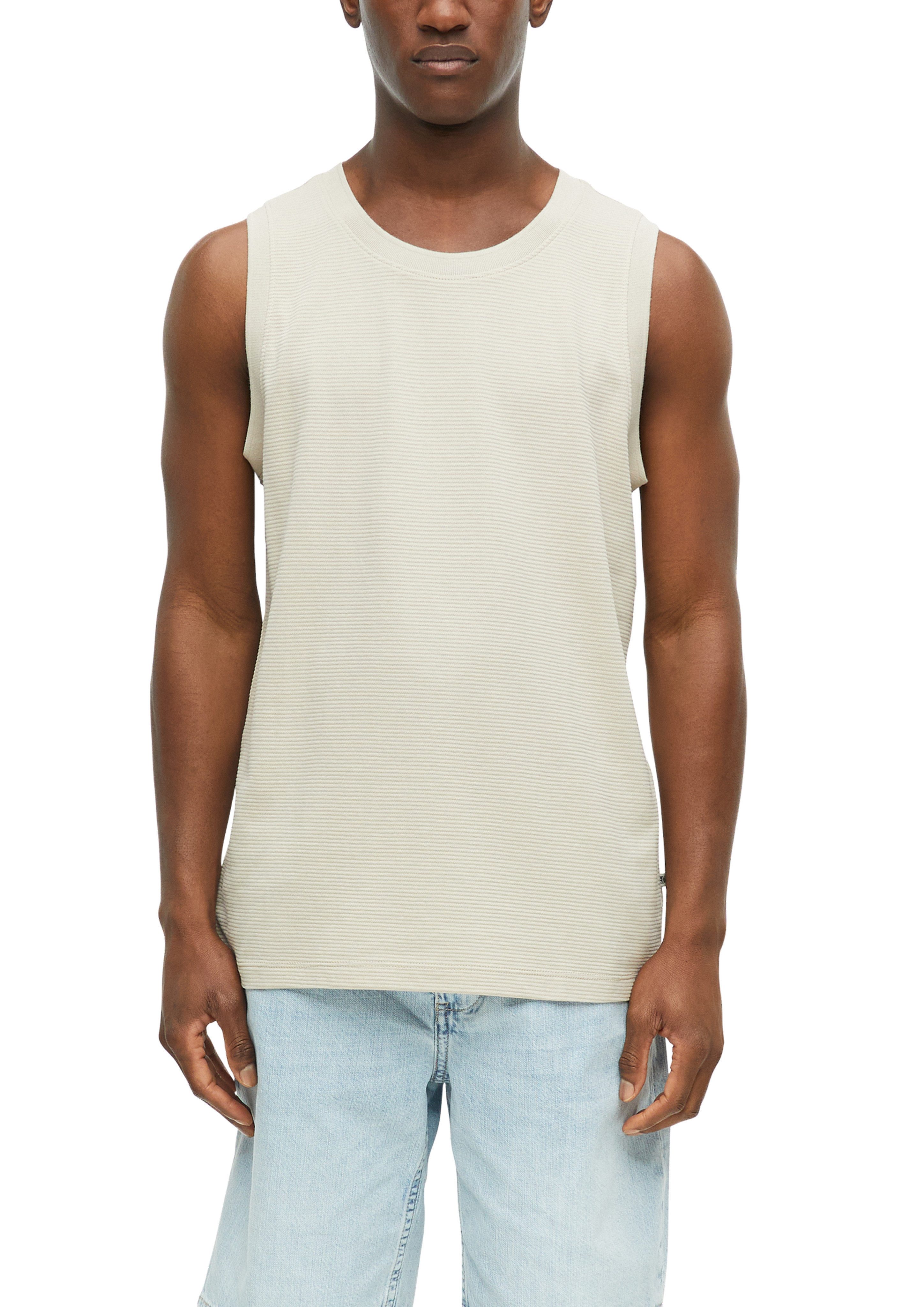 s.Oliver Tanktop Sommertop in feiner Streifen-Optik