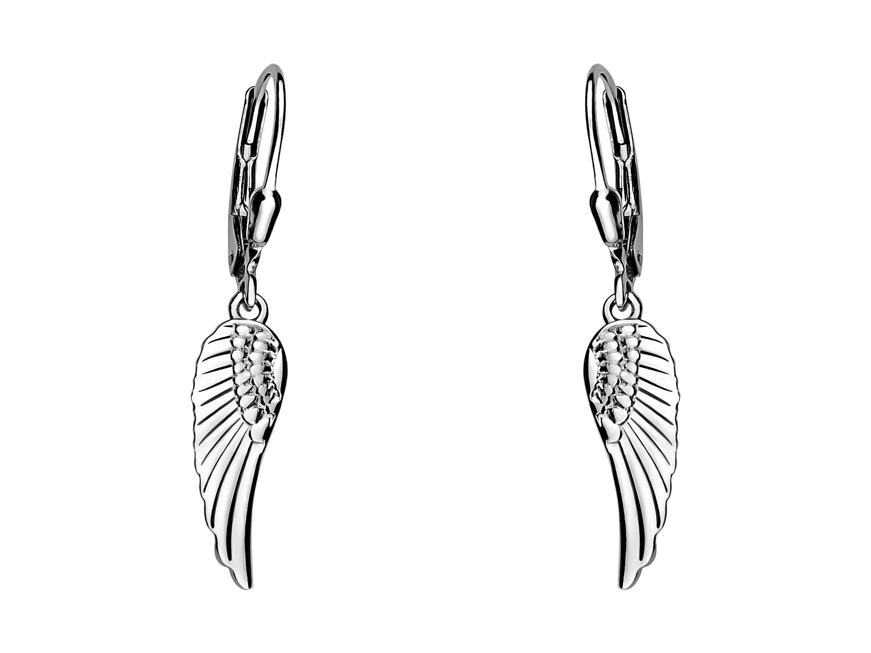 SOFIA MILANI Damen Ohrstecker – Herz Mit Flügeln Aus 925er Sterlingsilber, Vergoldet, Nickelfrei In Geschenkbox