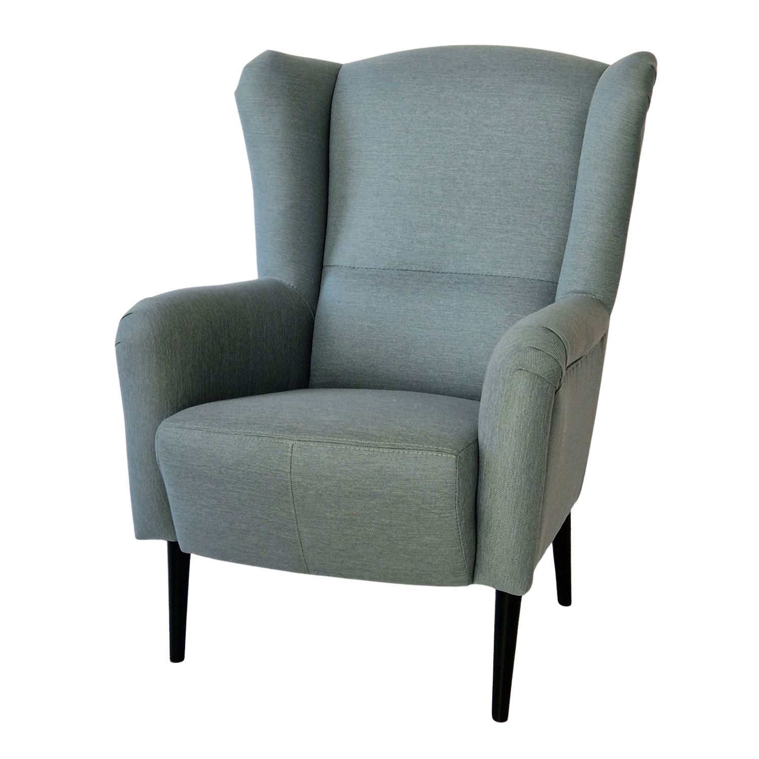 Lookway Sessel Canto – Eleganter Ohrensessel fürs Wohnzimmer (1x Sessel), Sitzfläche mit langlebigen Bonellfedern und Schaumstoff