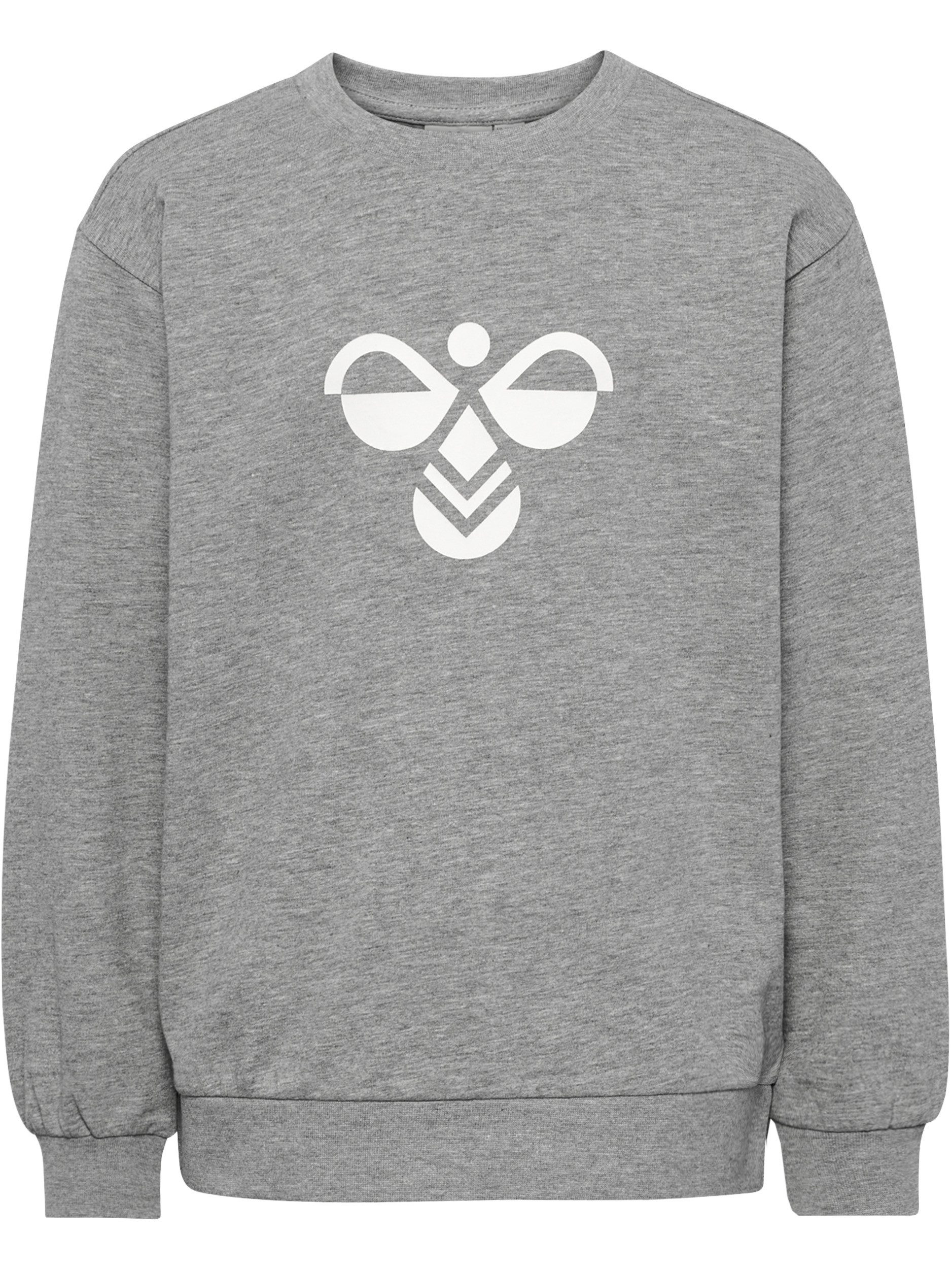 hummel Sweatshirt HMLJR REG TUKAS SWEATSHIRT sportlicher Stil, mit Logo-Druck und seitlichen Winkeln