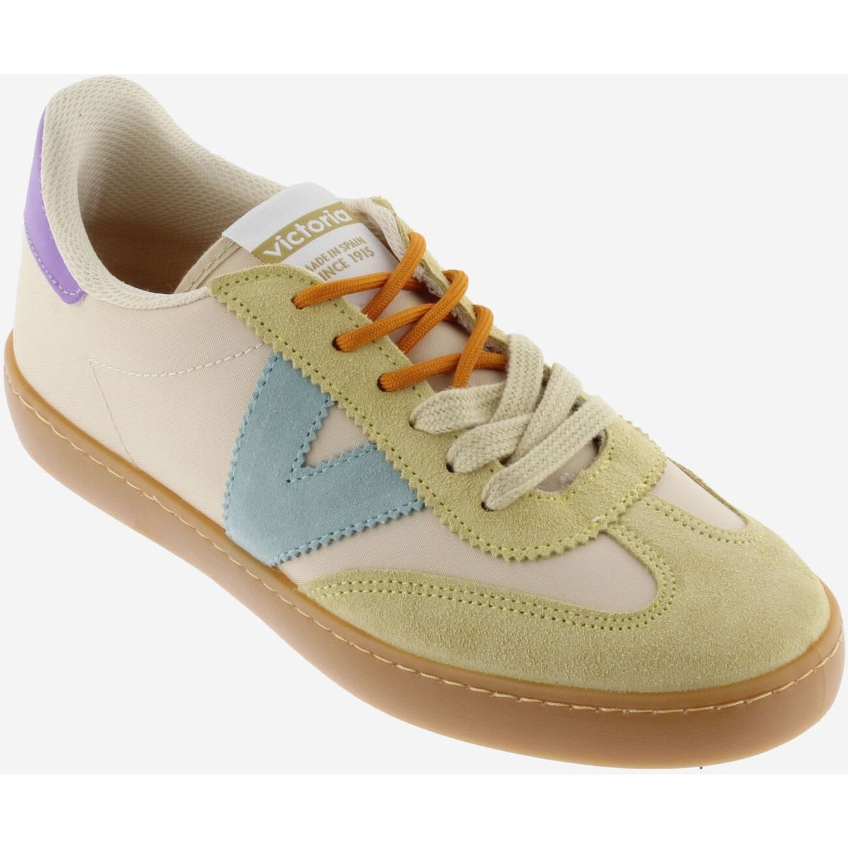 Victoria Berlin Nylon Multicolor Women Outdoorschuh Stilvolle Damen-Sneaker aus Nylon und Veloursleder mit doppelten