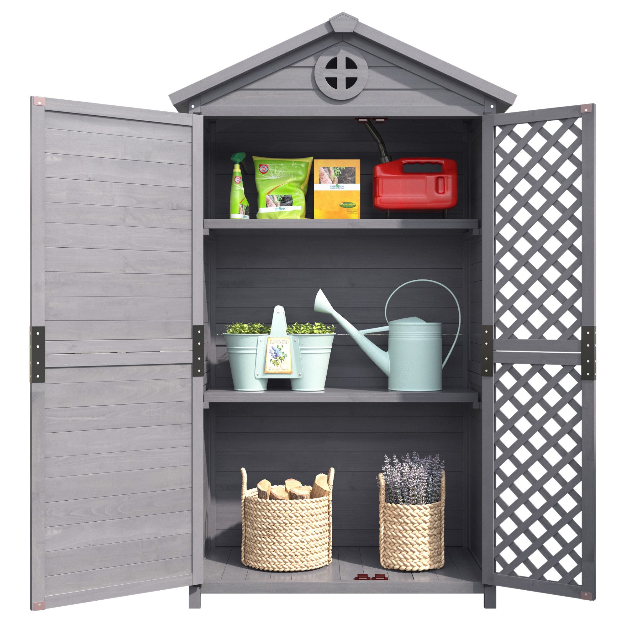 MODFU Geräteschrank Outdoor-Schrank Werkzeugschrank (Wetterfester Outdoor günstig online kaufen