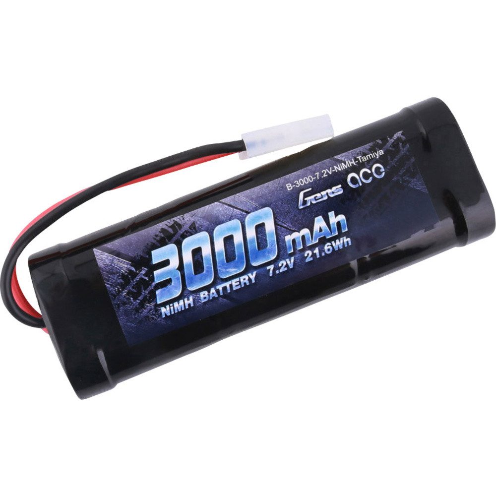 Gens ace Gens ace Modellbau-Akkupack (NiMh) 7.2 V 3000 mAh Zellen-Zahl: 6 Stic Akku 3000 mAh