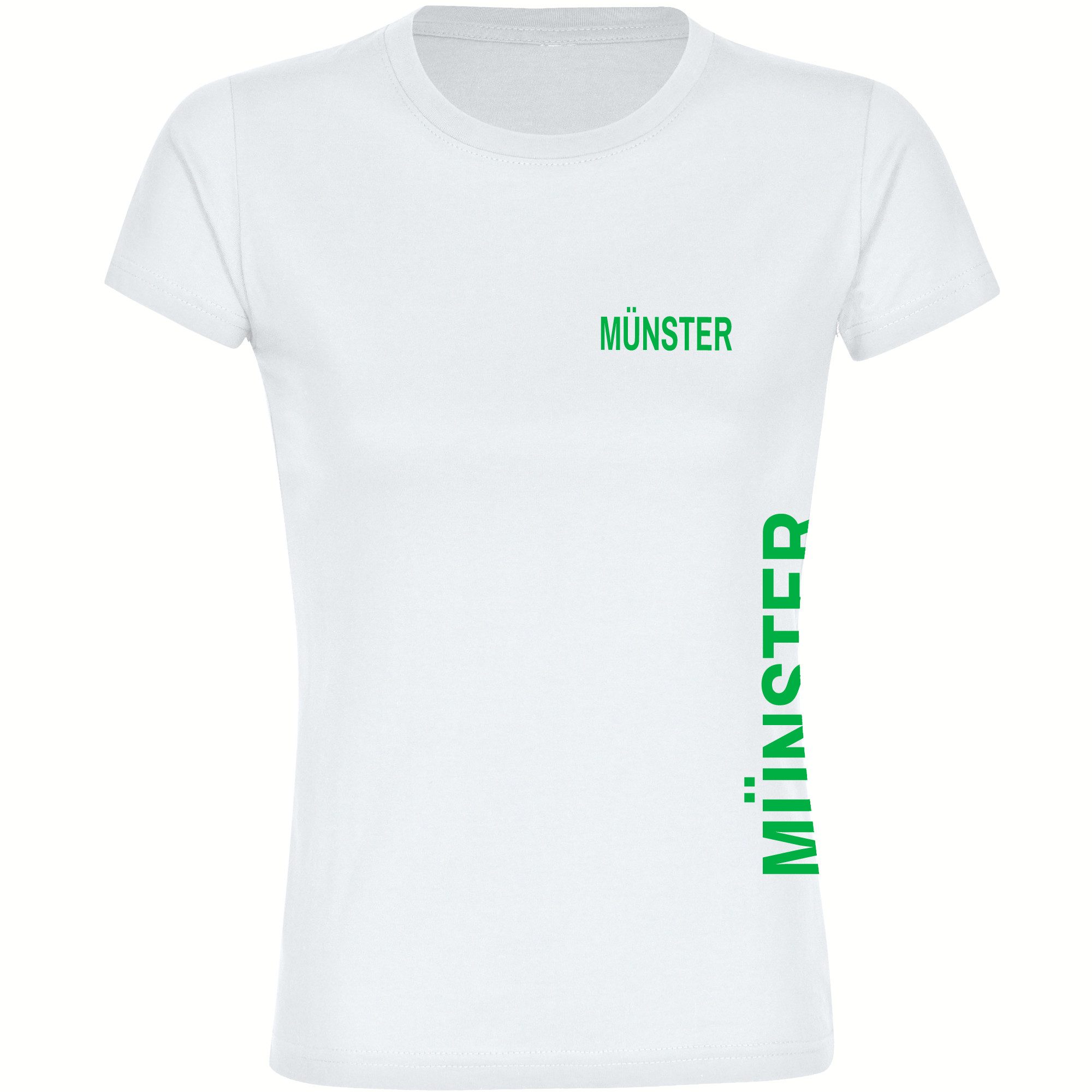 T-Shirt Damen Münster - Brust & Seite - Frauen