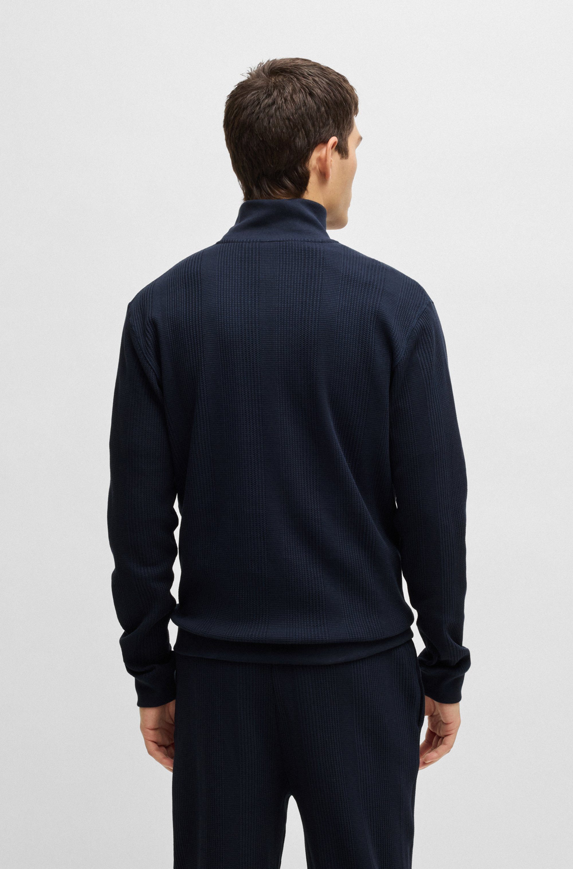 BOSS Sweatshirt Structure 1/4 Zip mit günstig online kaufen