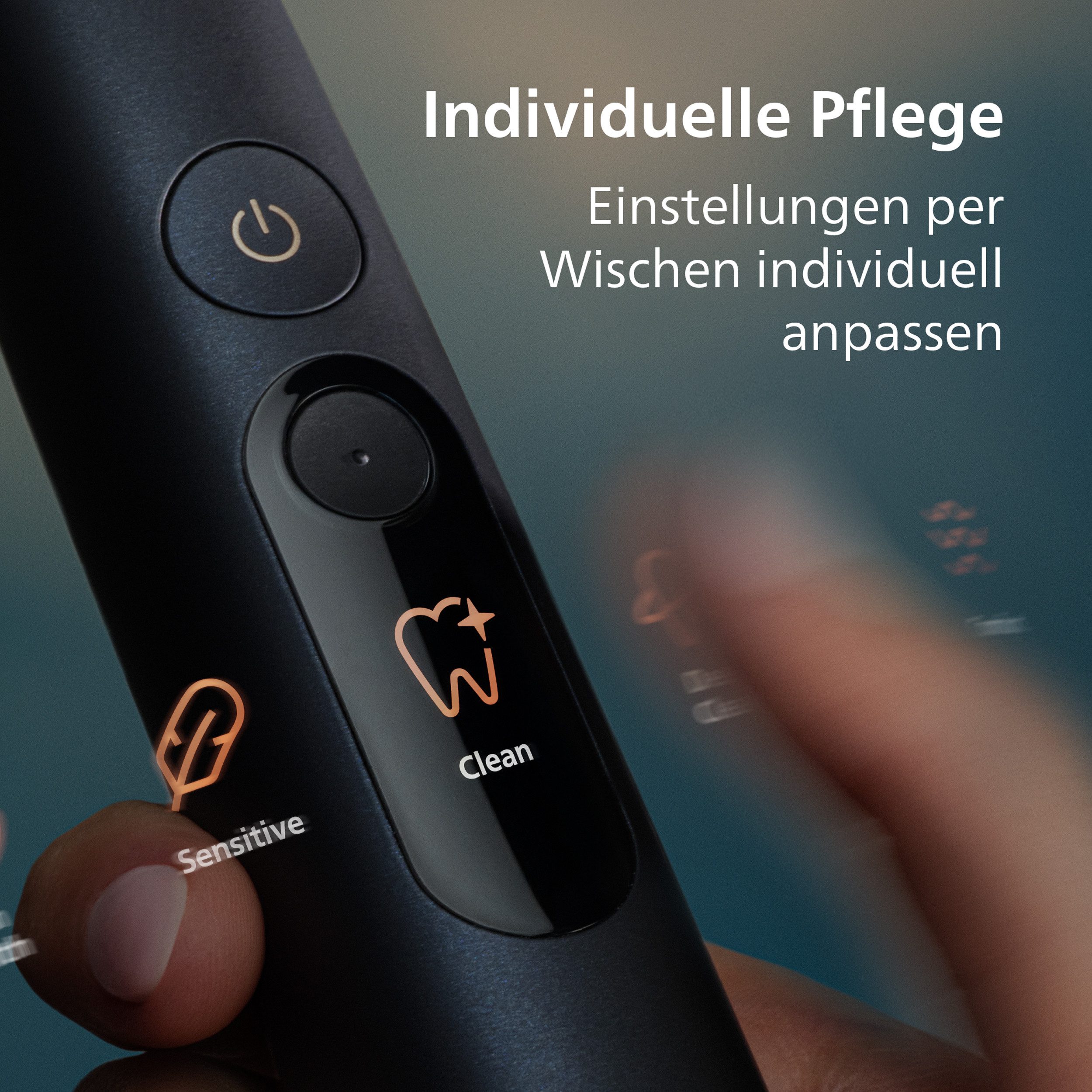 Philips Sonicare Elektrische Zahnbürste DiamondClean 8000 HX8311/12, Aufsteckbürsten: 1 St., mit intelligenter Andruckkontrolle und 3 Intensitätsstufen