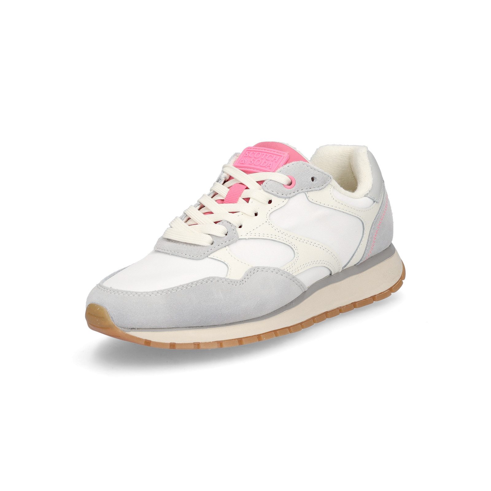 Scotch & Soda Damen Sneaker Inez grau pink Sneaker
