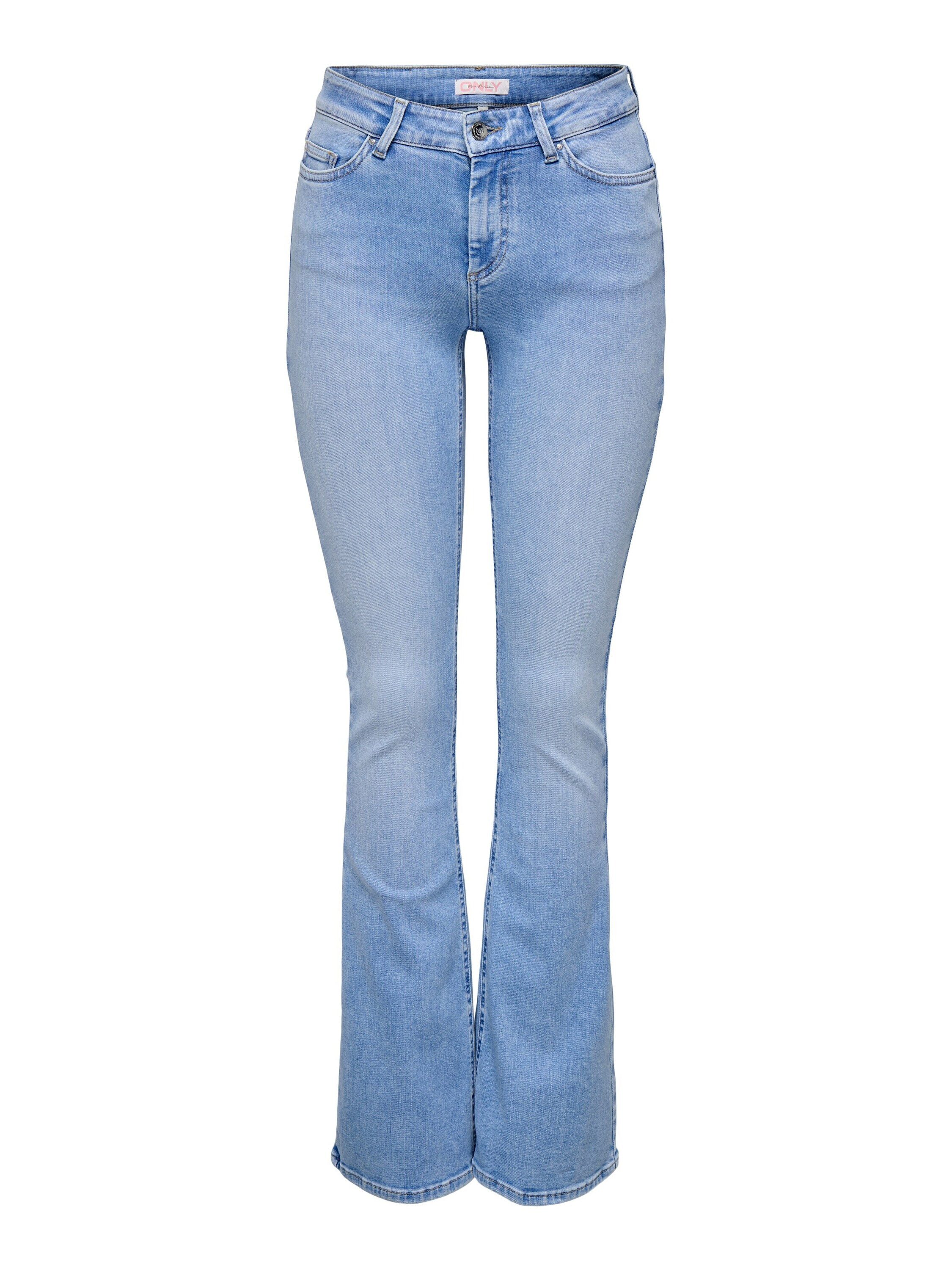ONLY Bootcut-Jeans Blush (1-tlg) Plain/ohne Details – Bild 4 von 5